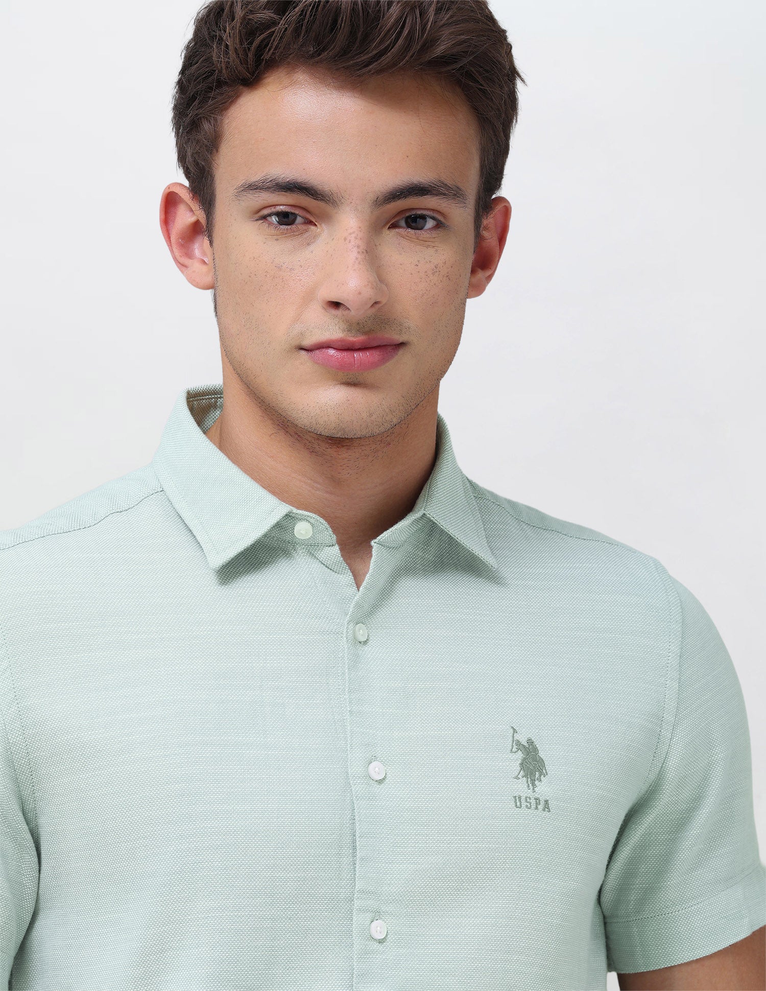 Solid Regular Fit Shirt - Image 7