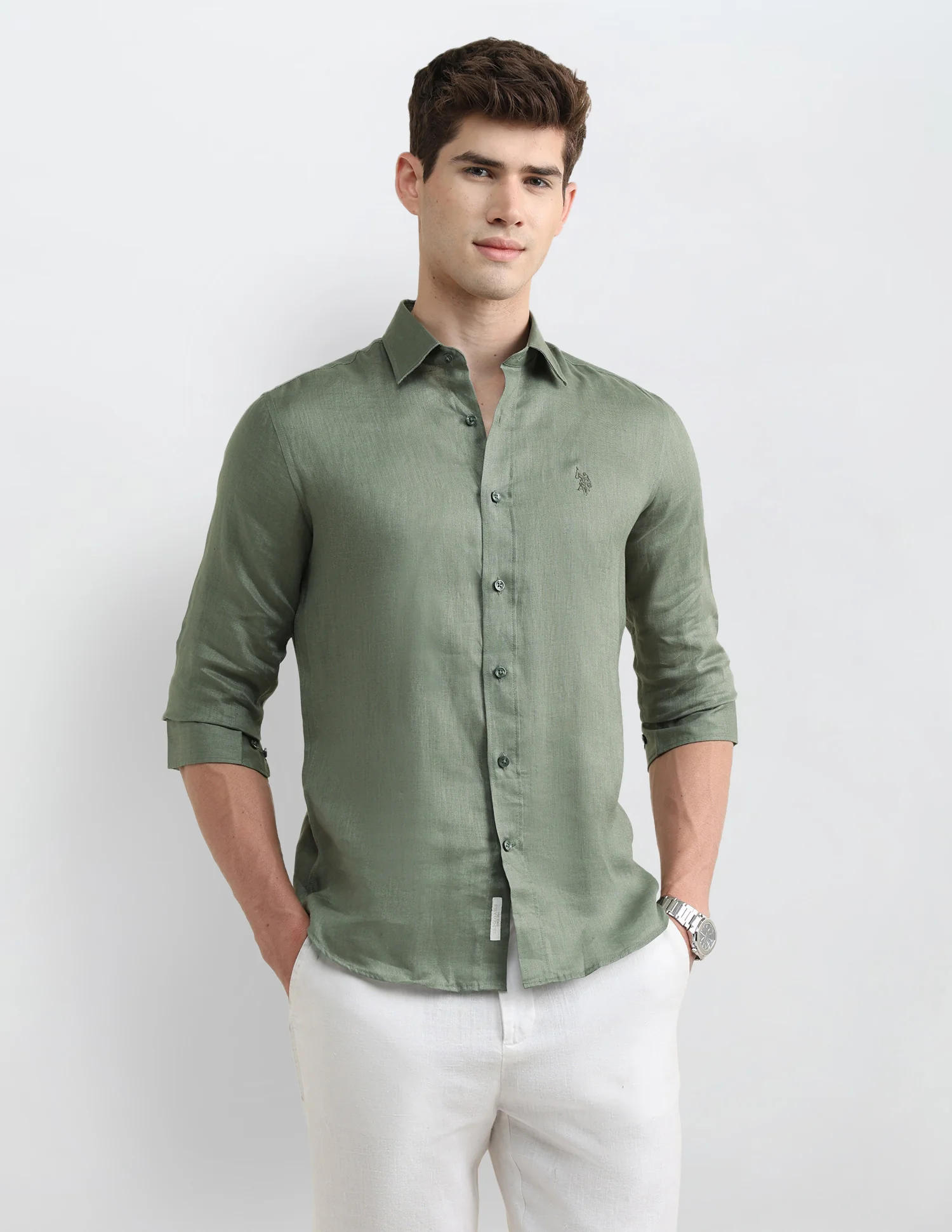 Solid Regular Fit Shirt