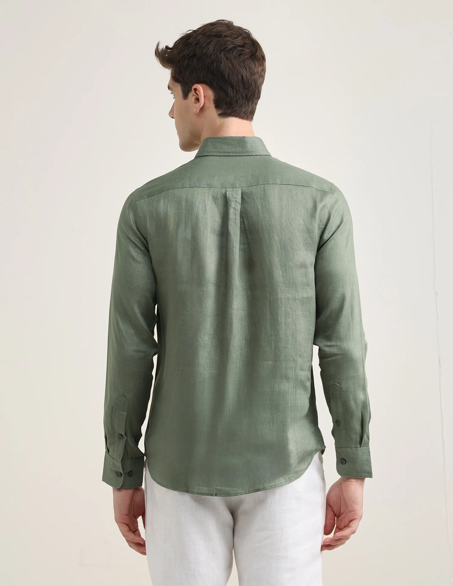 Solid Regular Fit Shirt - Image 5