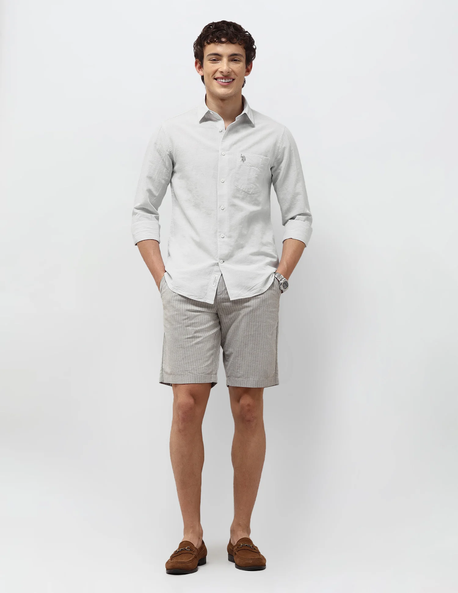 Solid Regular Fit Shirt - Image 3