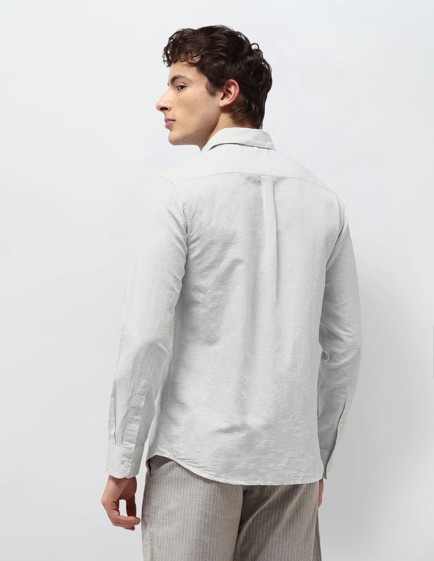 Solid Regular Fit Shirt - Image 5