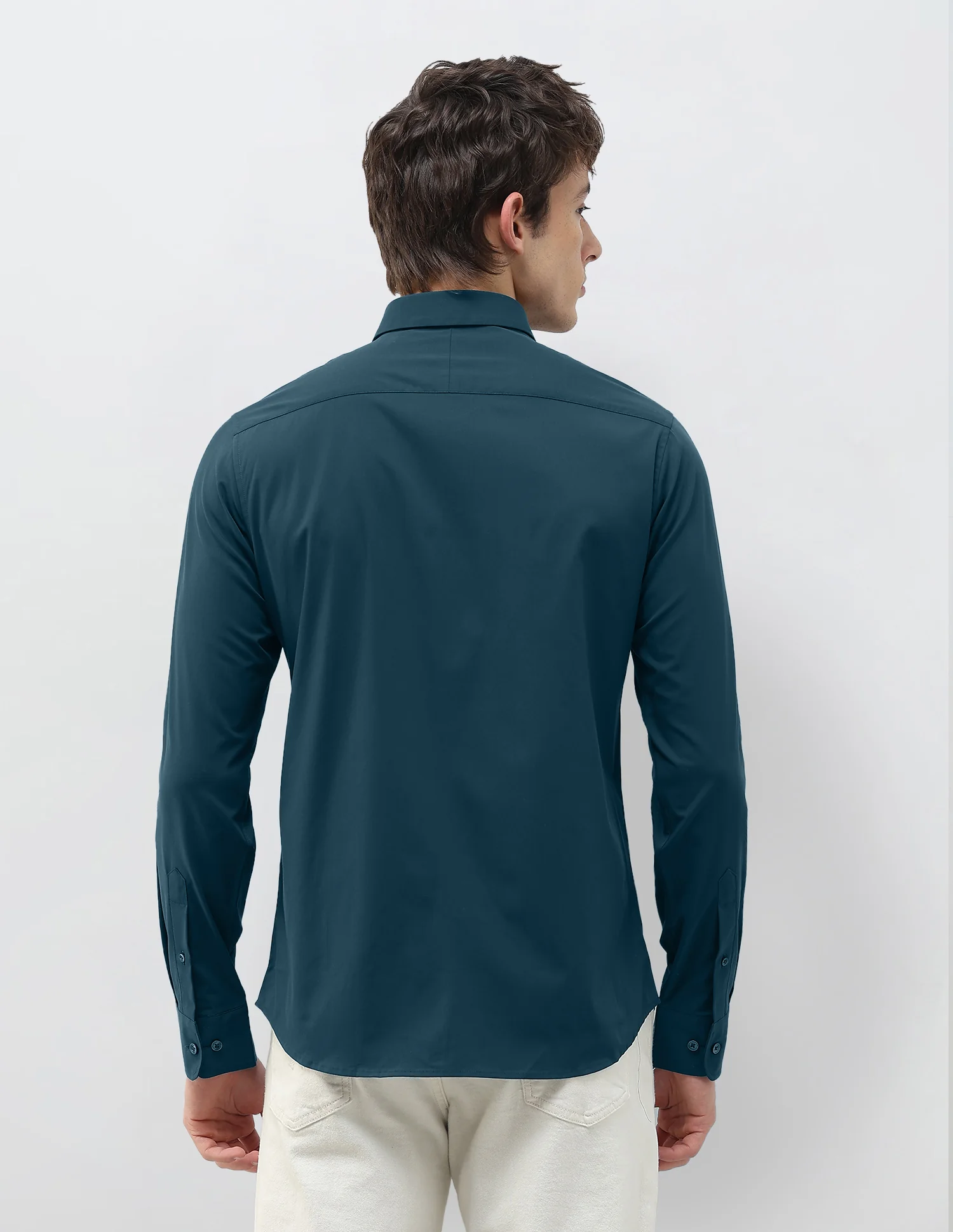 Solid Regular Fit Shirt - Image 5