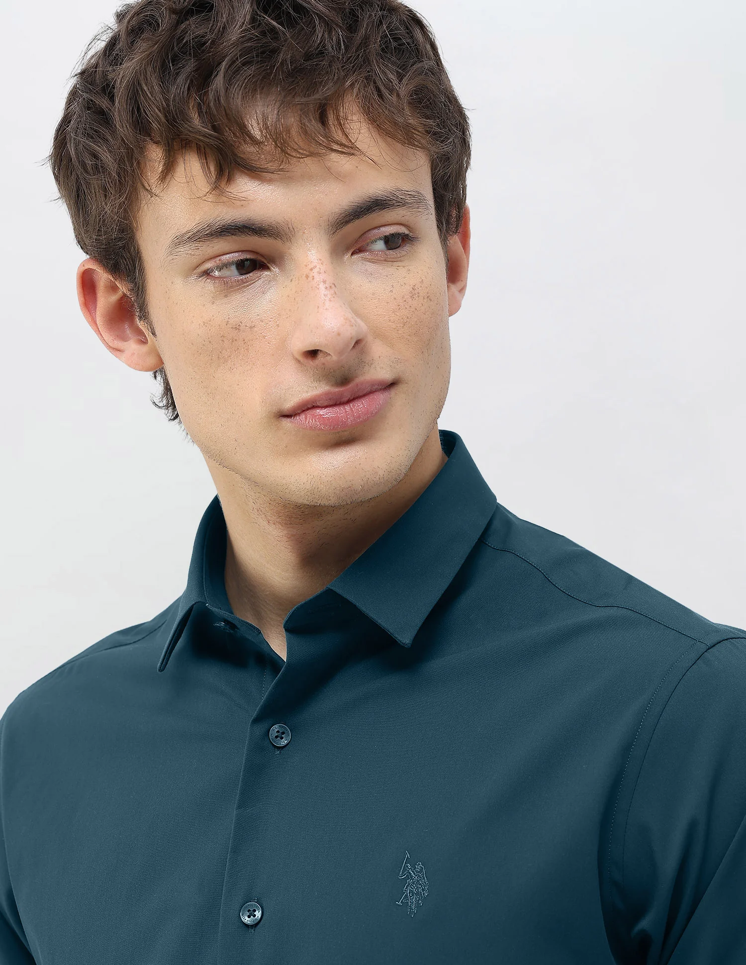 Solid Regular Fit Shirt - Image 7