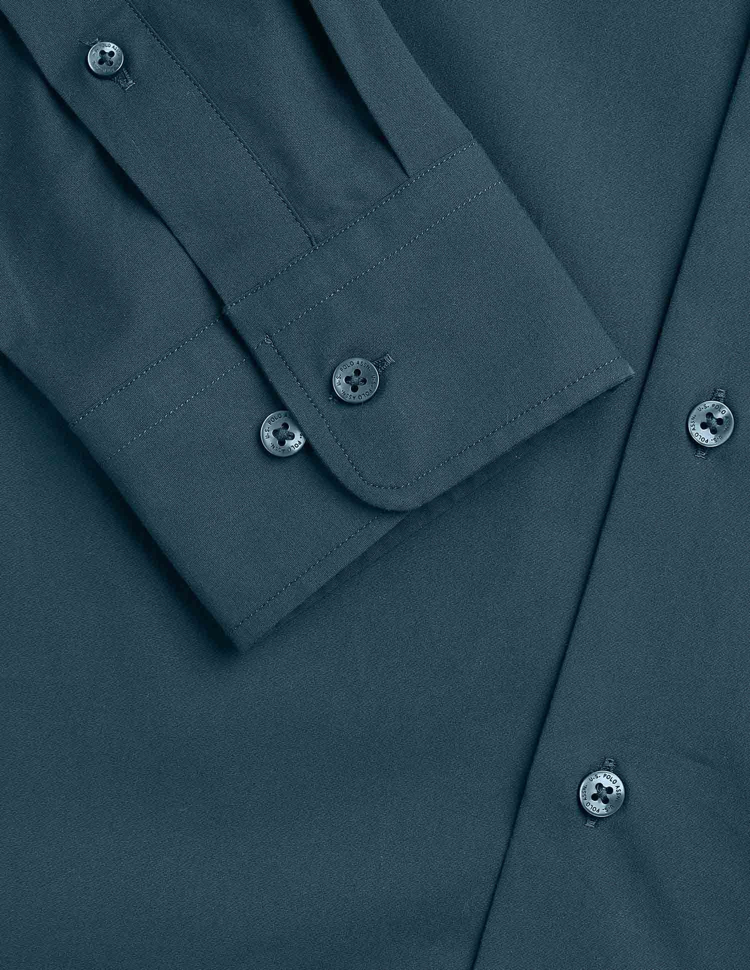Solid Regular Fit Shirt - Image 8