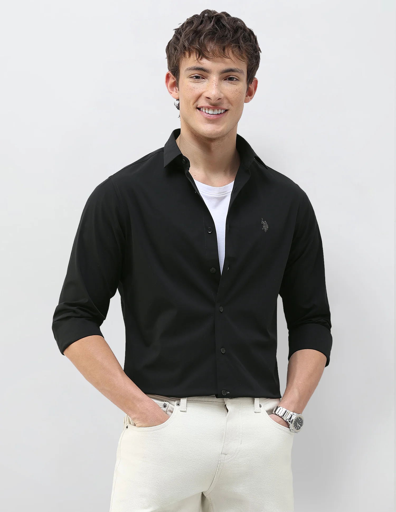 Solid Regular Fit Shirt