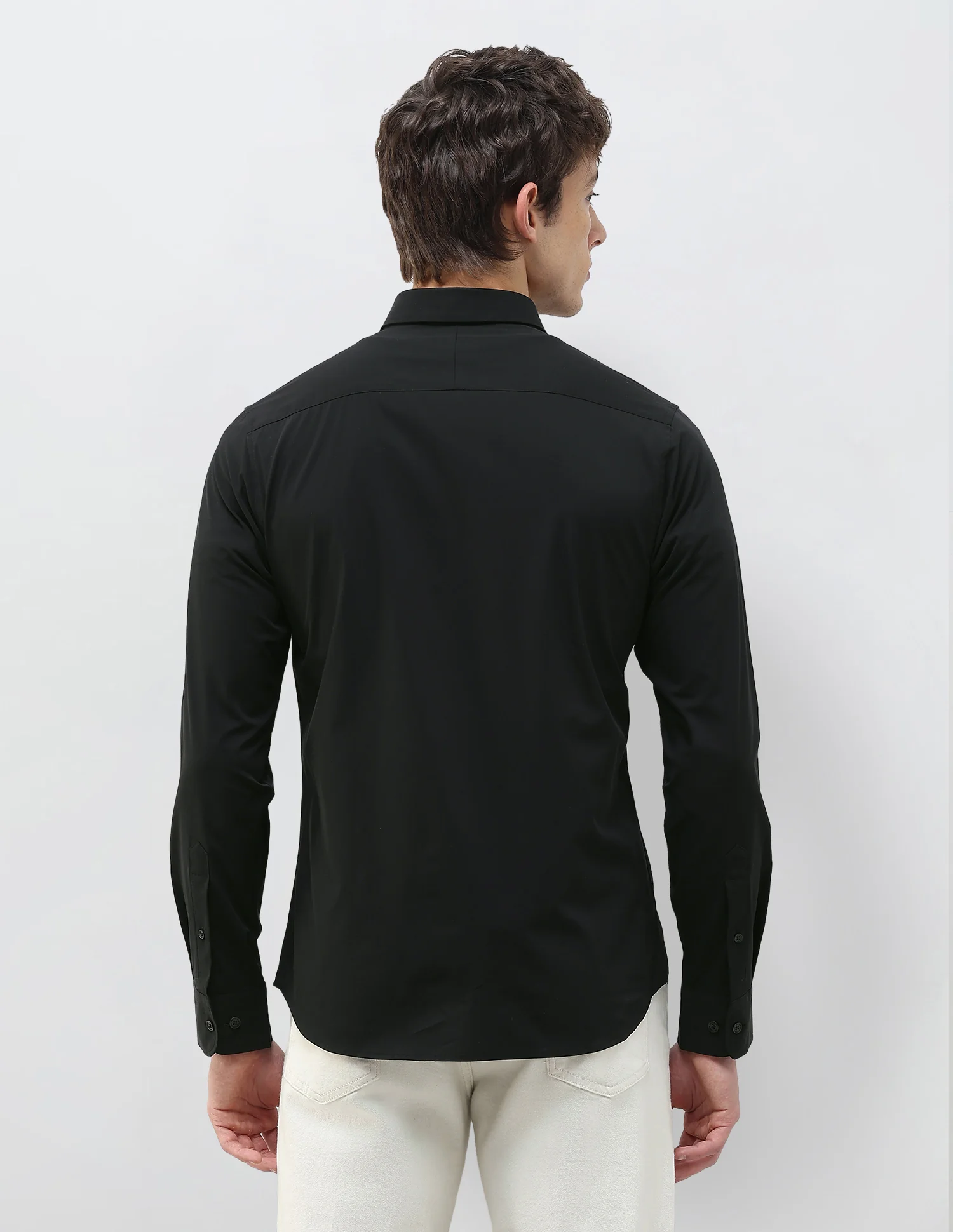 Solid Regular Fit Shirt - Image 5