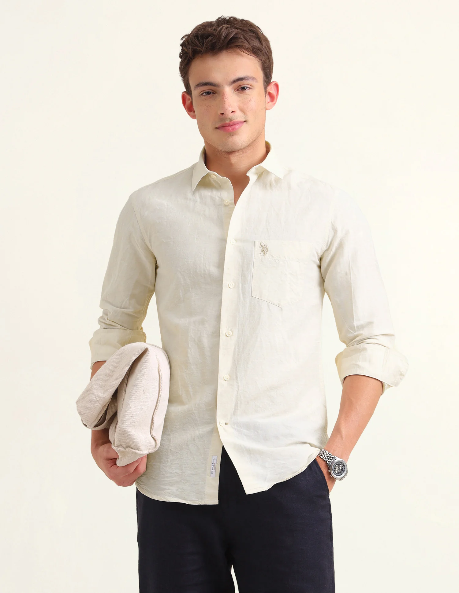 Solid Regular Fit Shirt