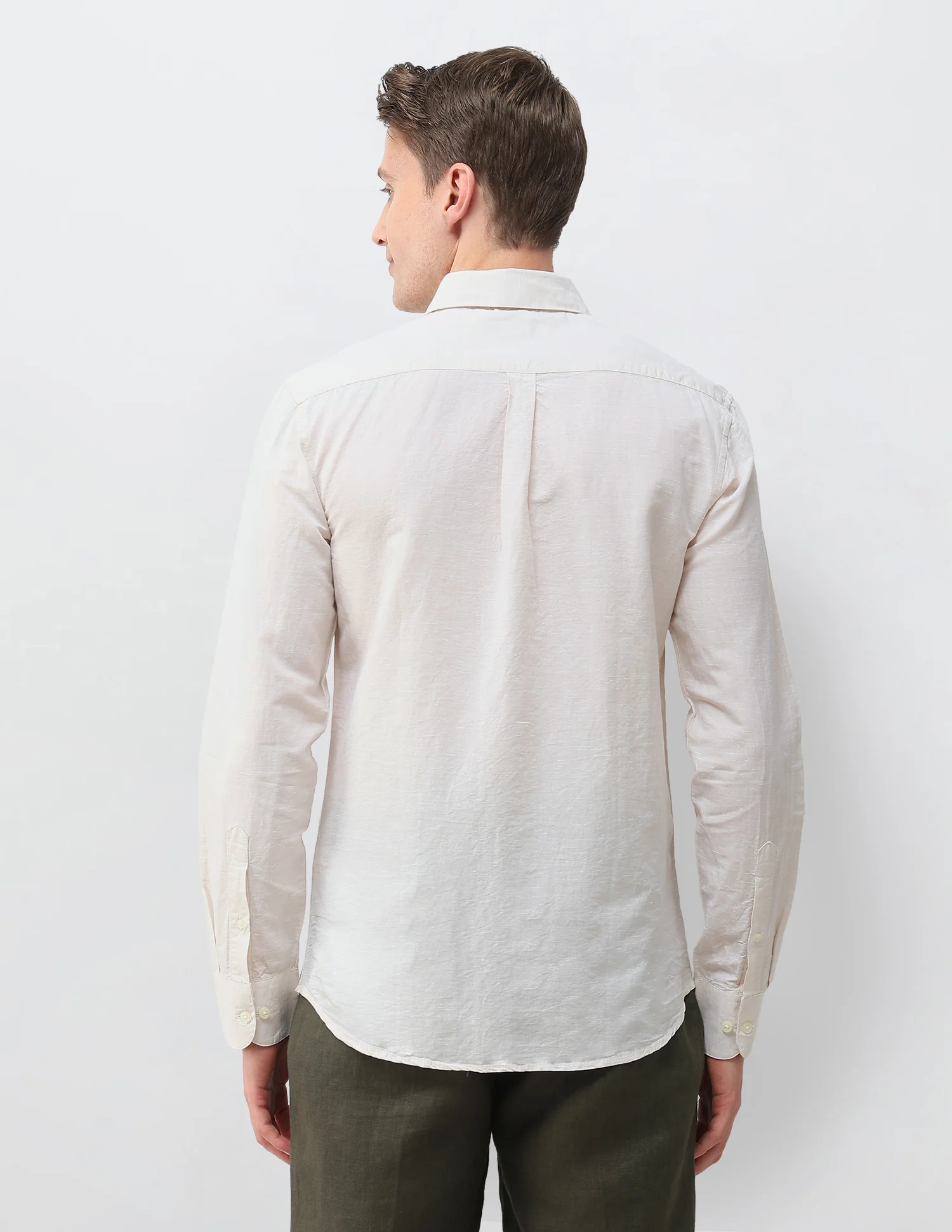 Solid Regular Fit Shirt - Image 5