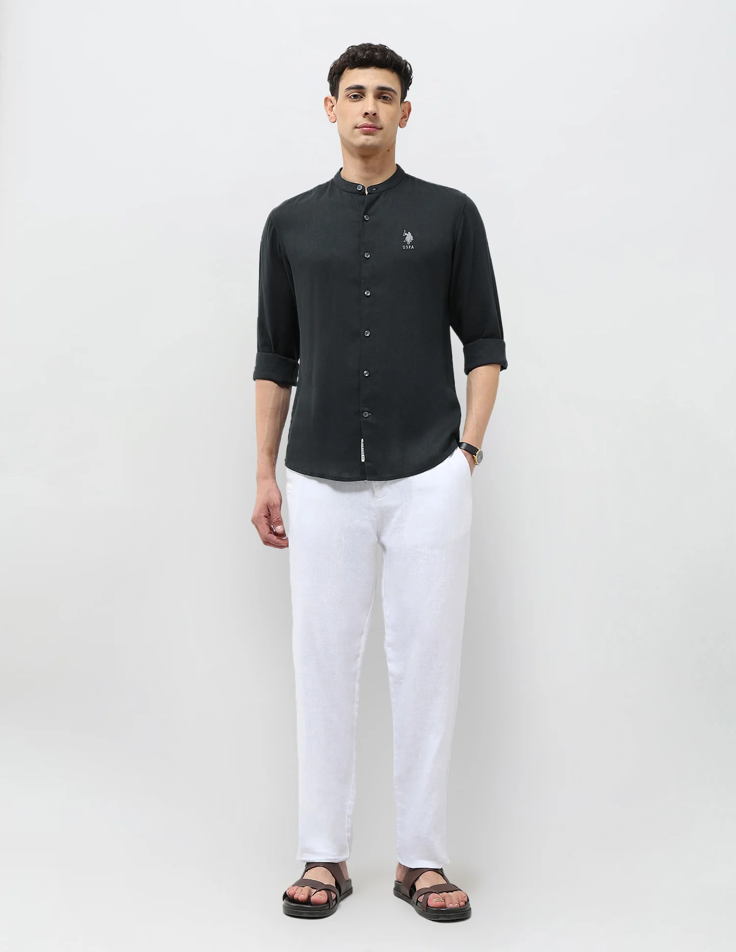 Solid Regular Fit Shirt - Image 3