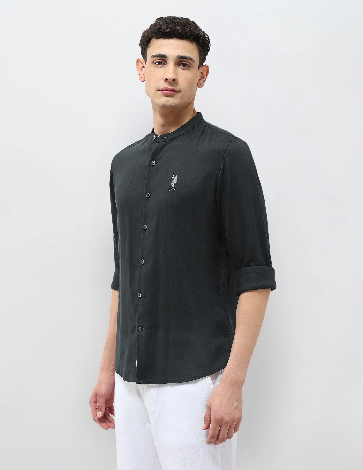 Solid Regular Fit Shirt - Image 4