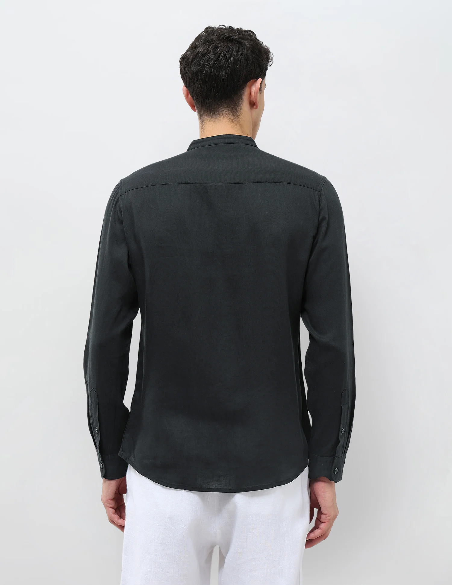 Solid Regular Fit Shirt - Image 5