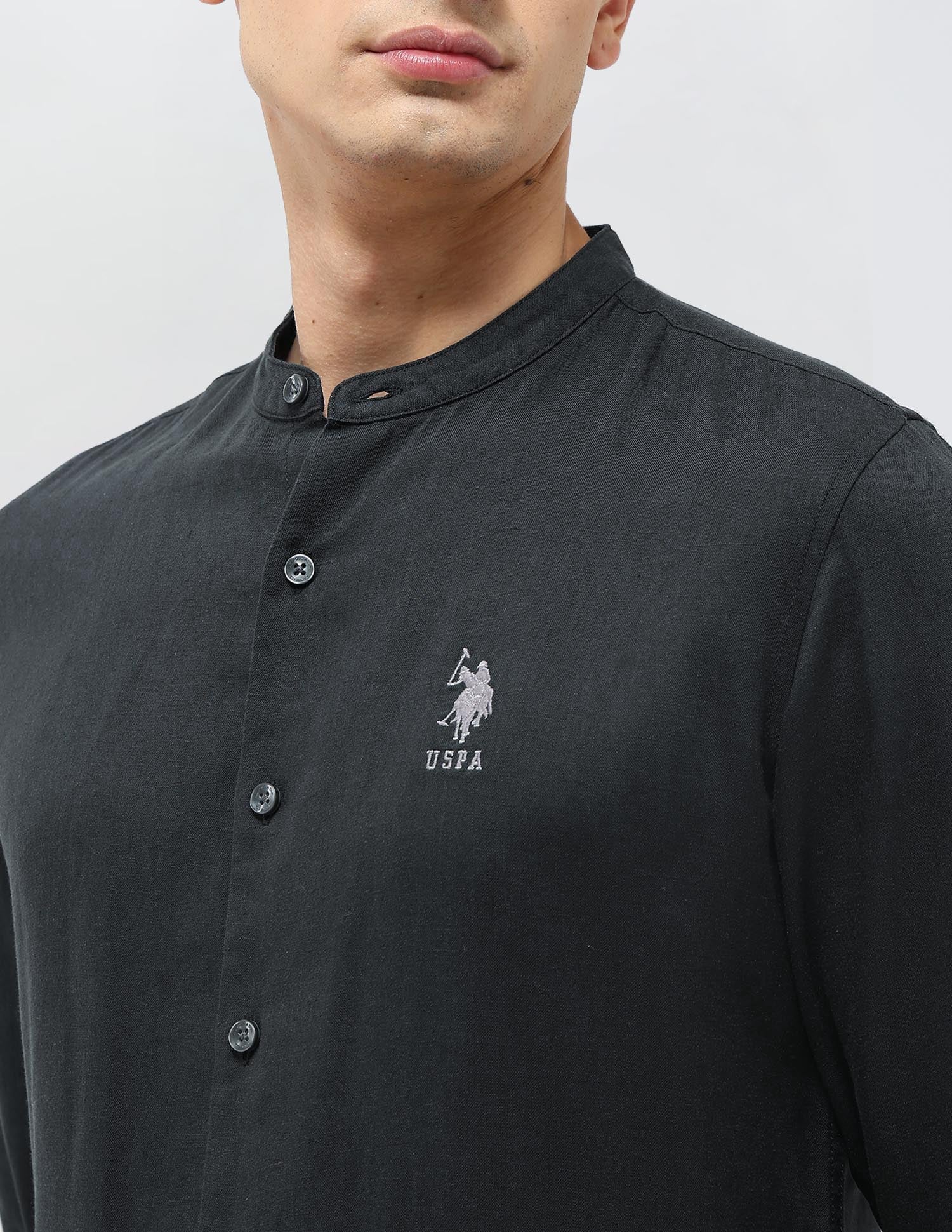 Solid Regular Fit Shirt - Image 7