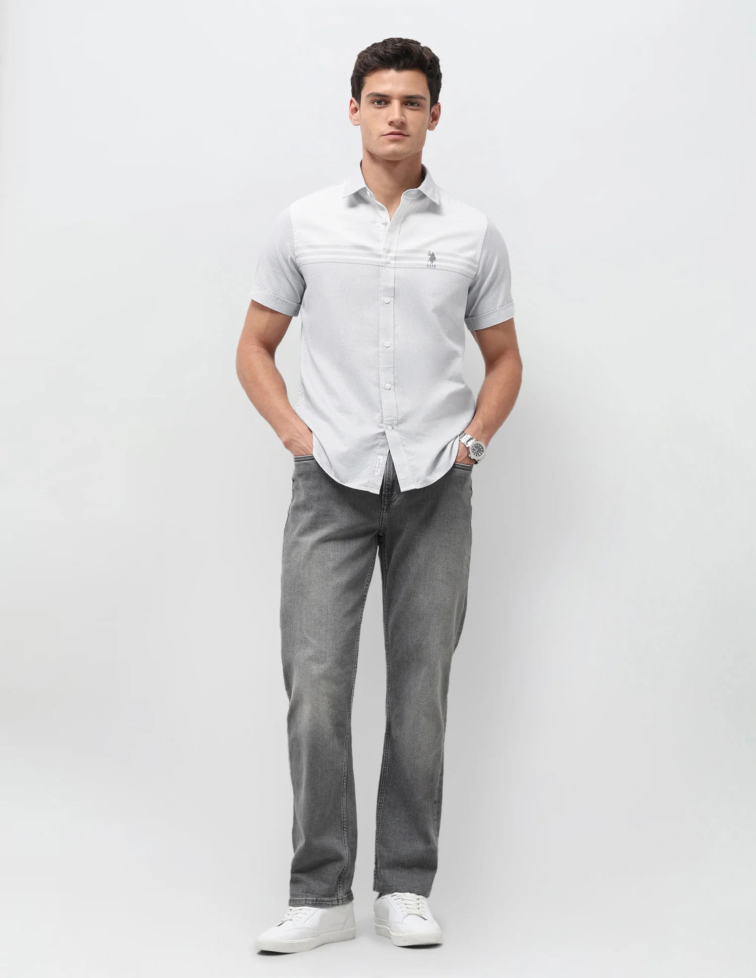 Solid Regular Fit Shirt - Image 3