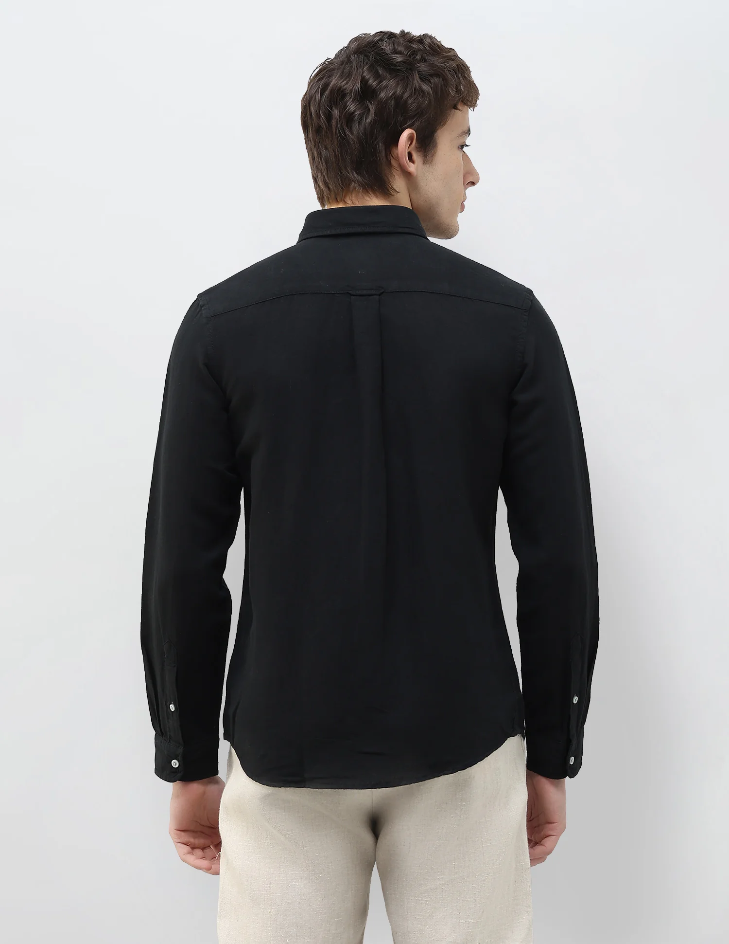 Solid Regular Fit Shirt - Image 5
