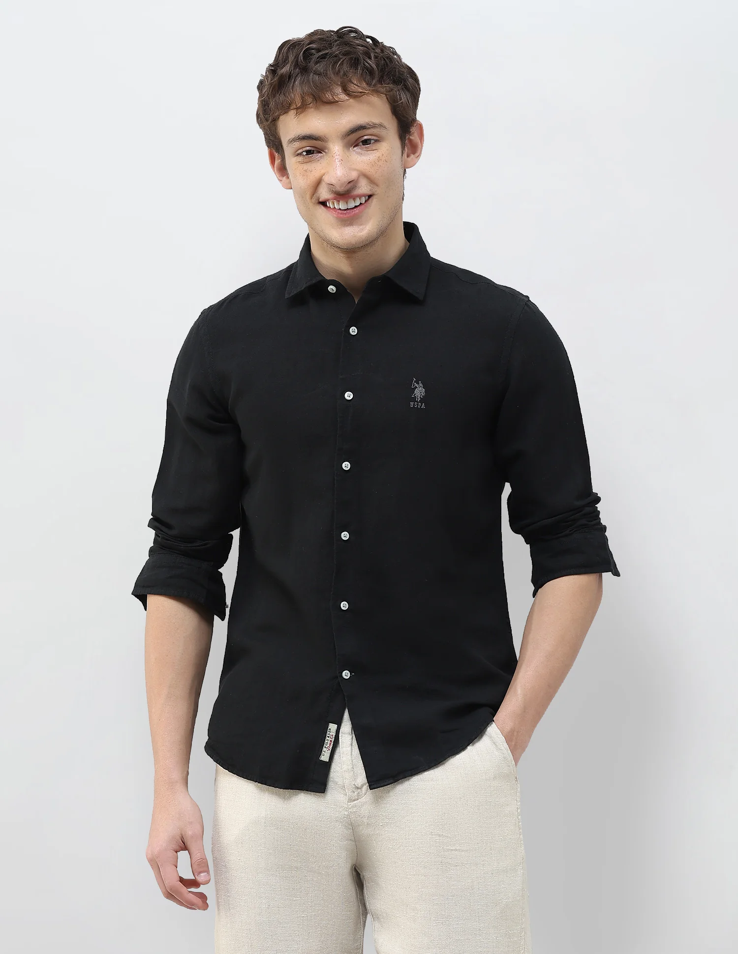Solid Regular Fit Shirt - Image 6