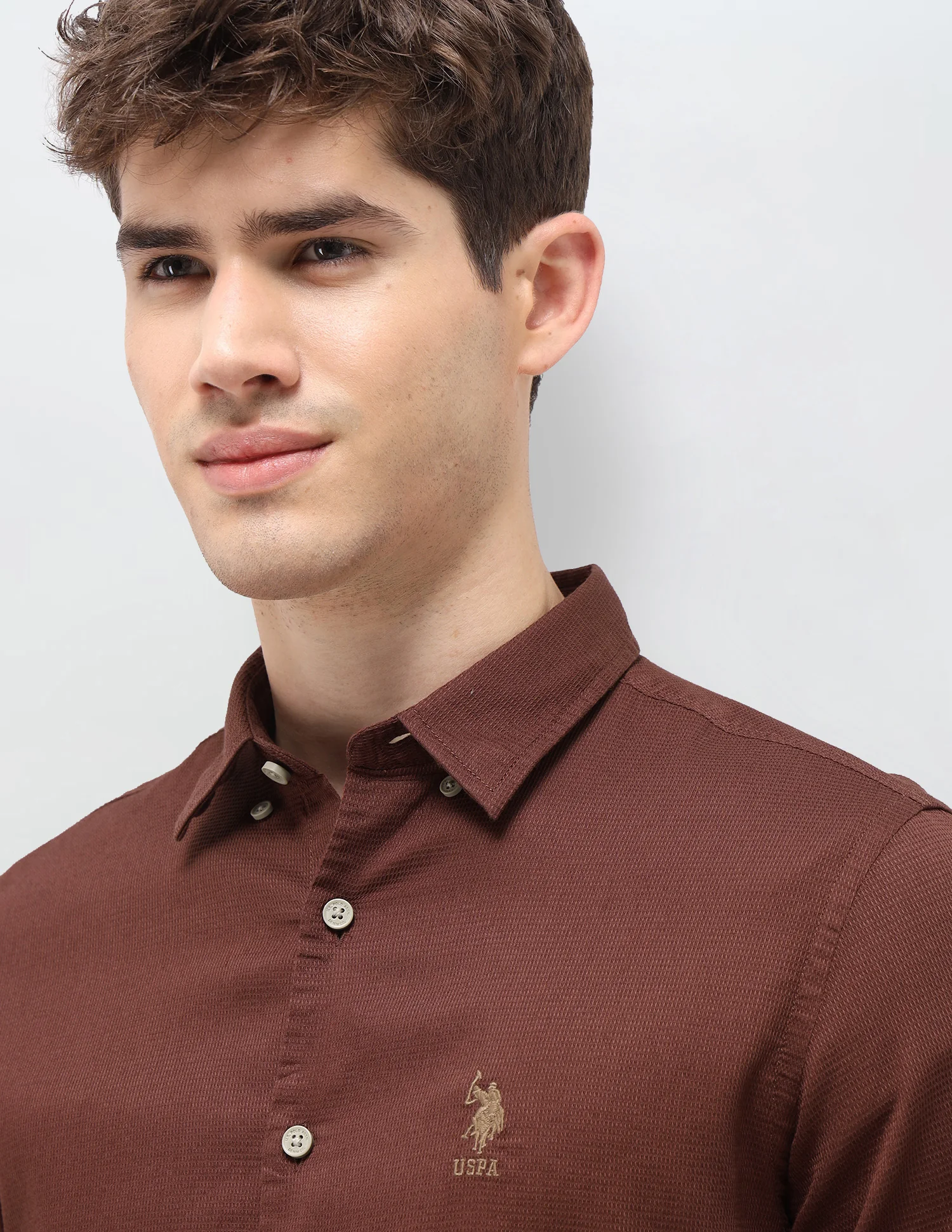 Solid Regular Fit Shirt - Image 7