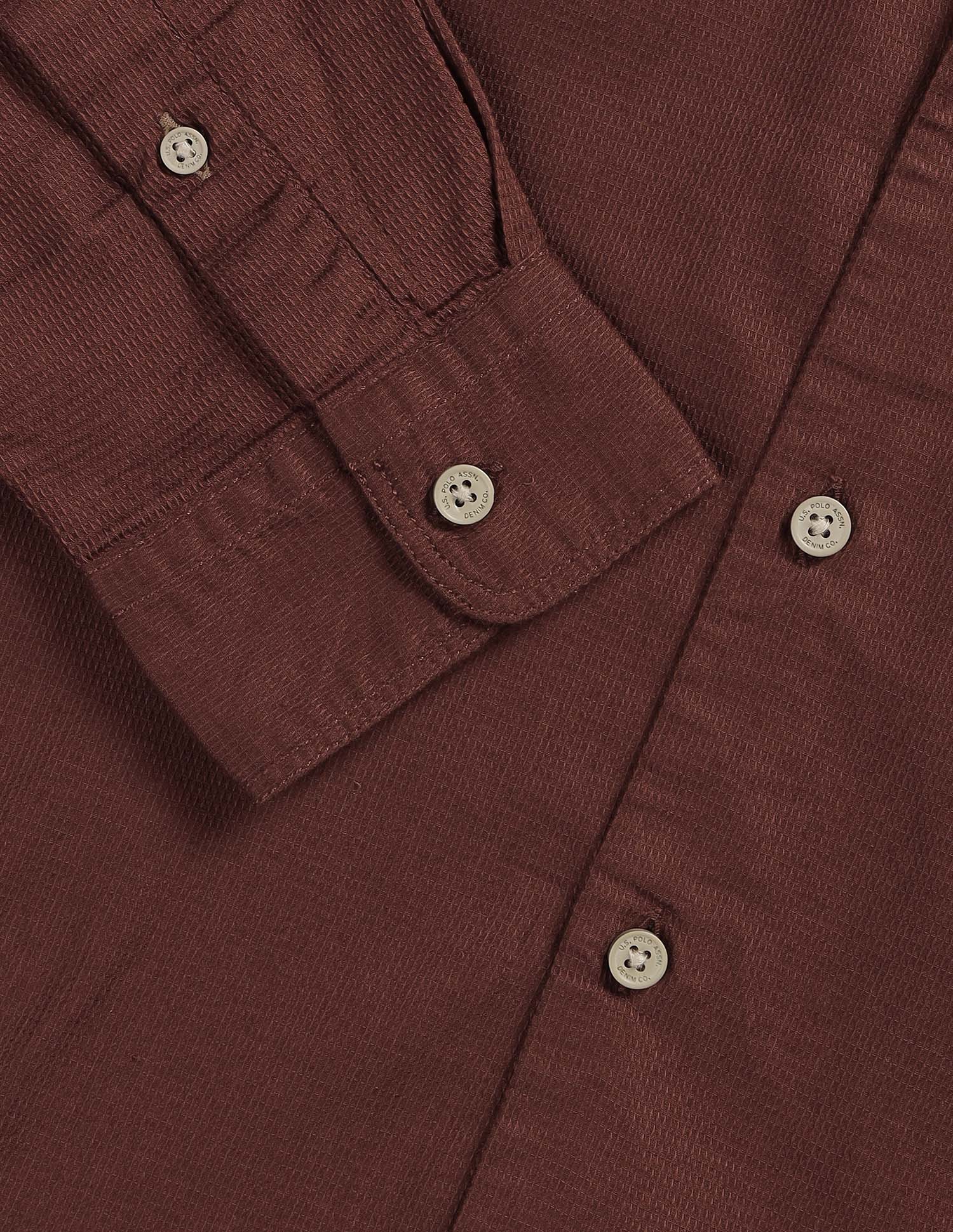 Solid Regular Fit Shirt - Image 8