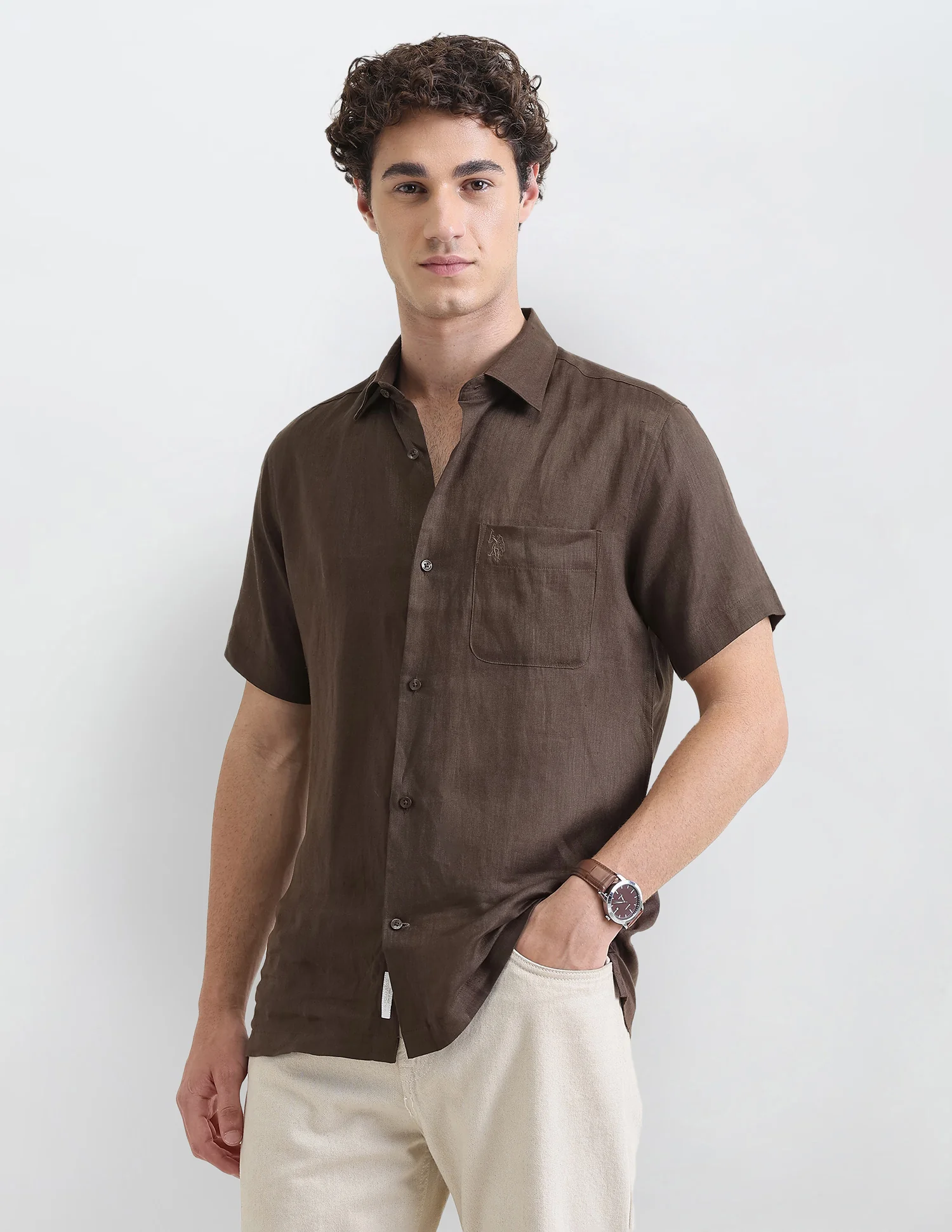 Solid Regular Fit Shirt