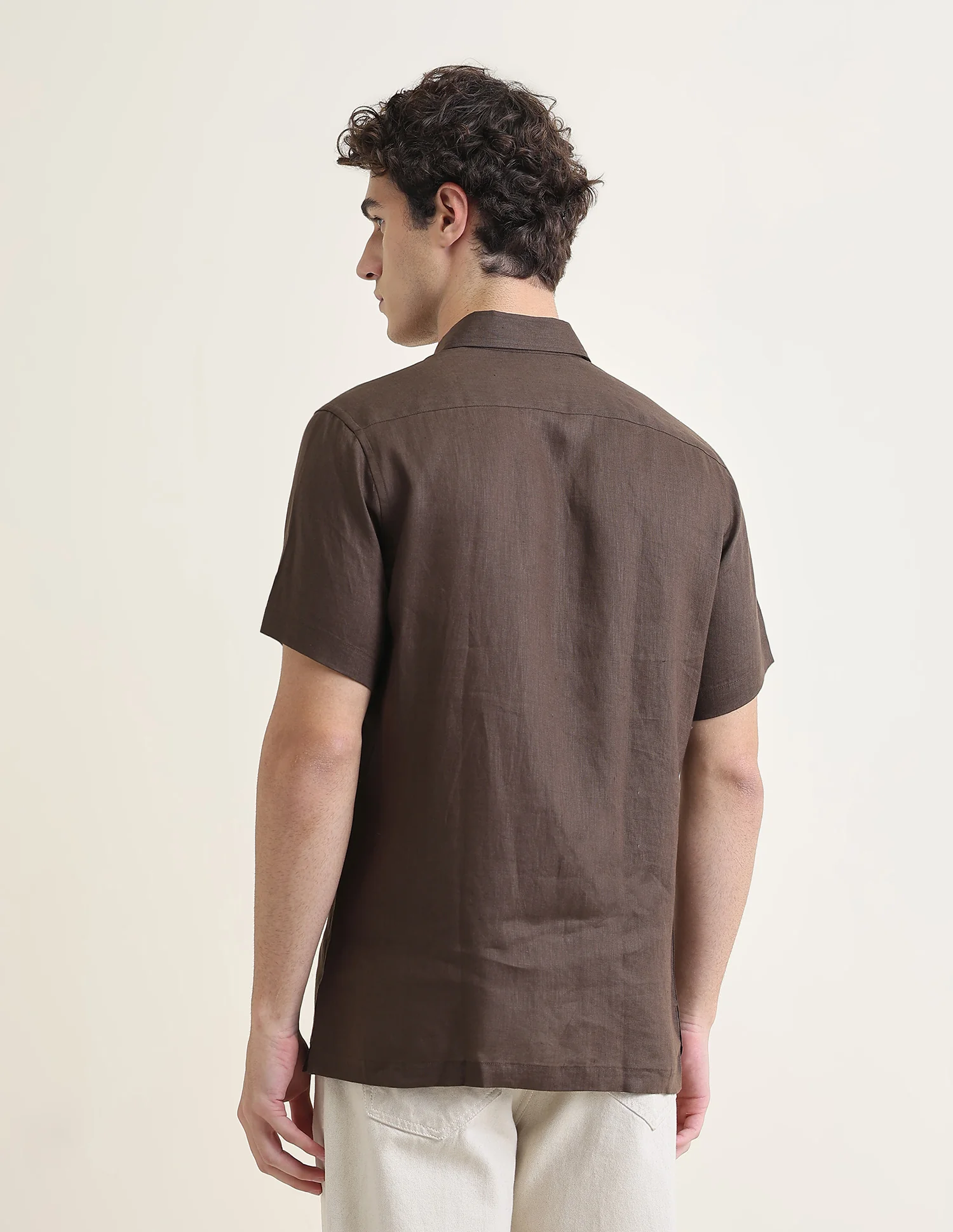 Solid Regular Fit Shirt - Image 5