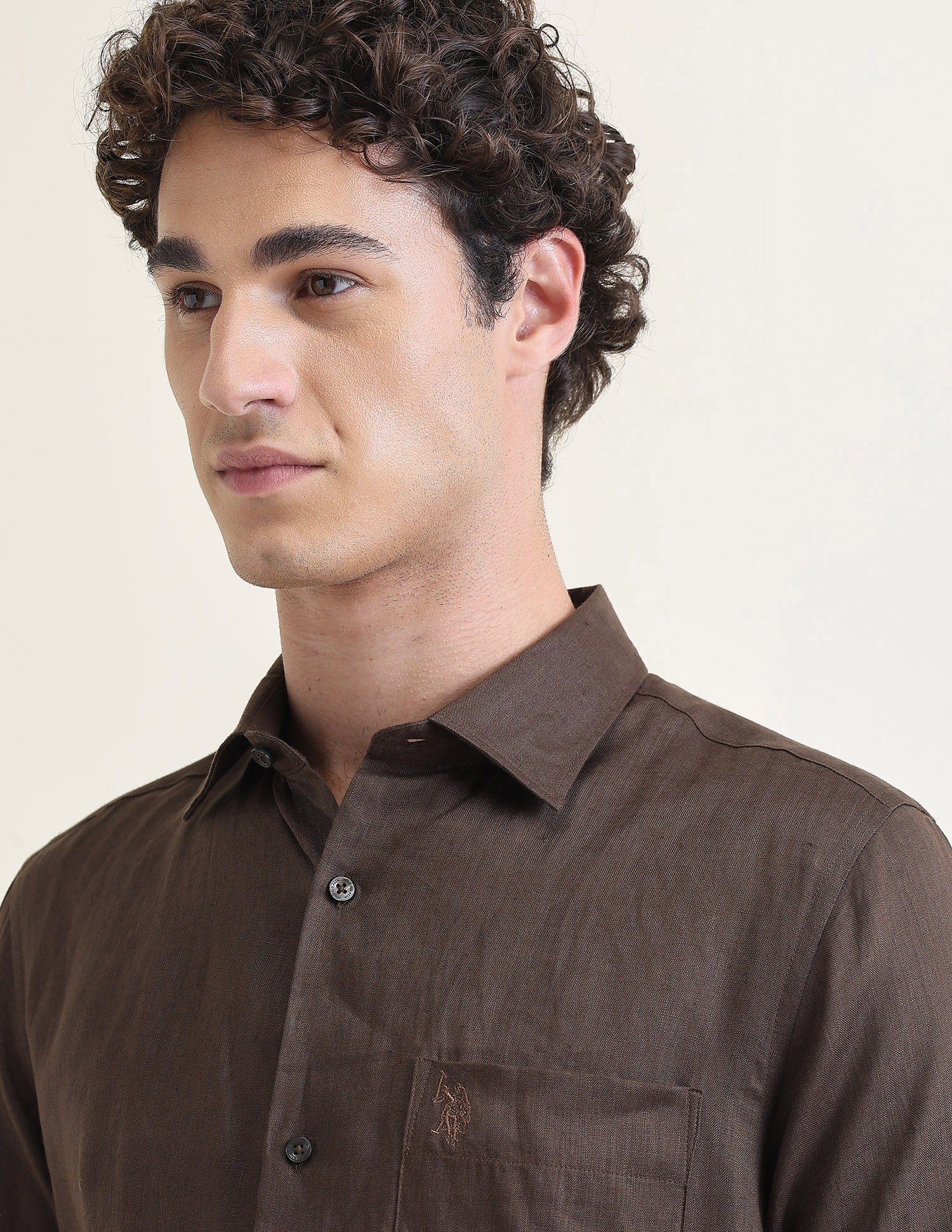 Solid Regular Fit Shirt - Image 7