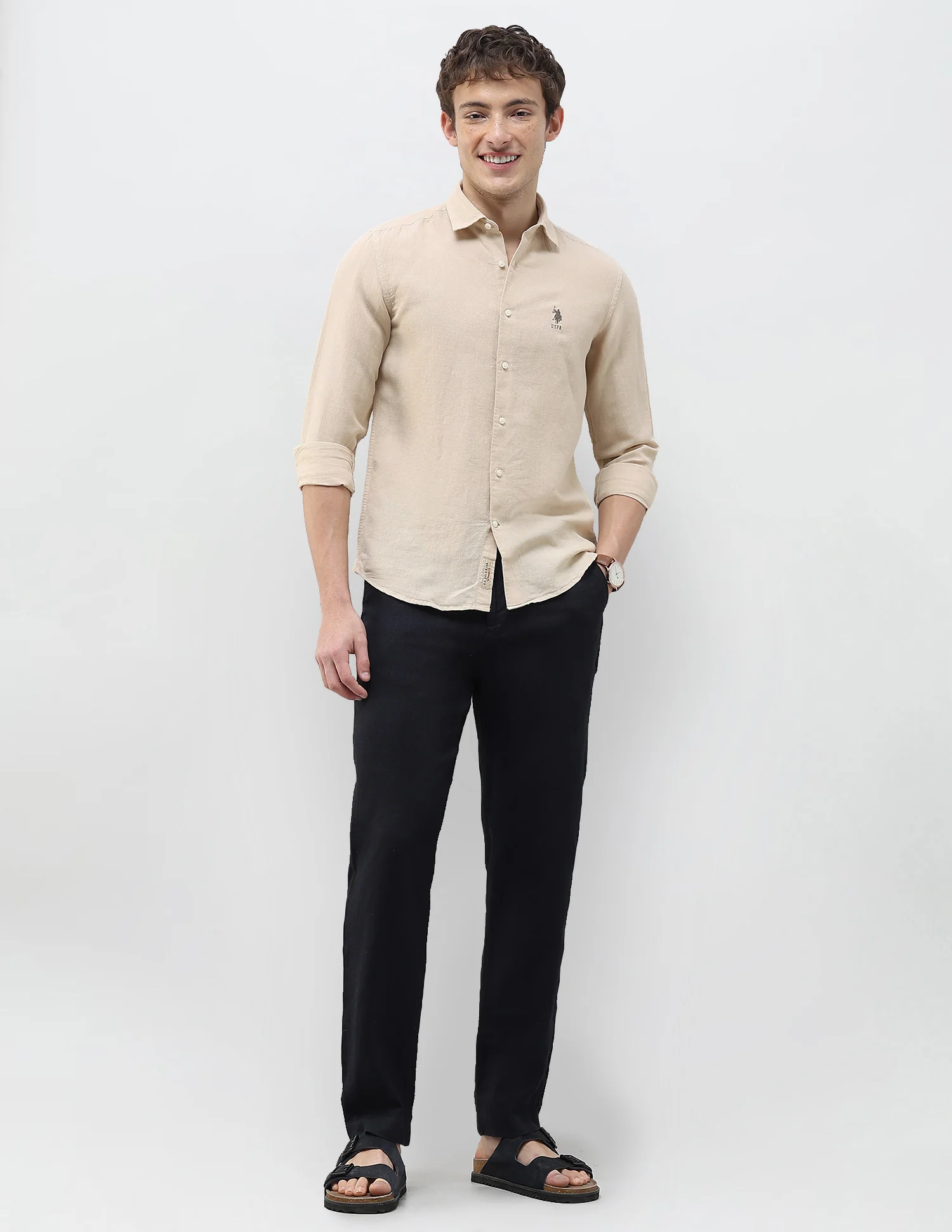 Solid Regular Fit Shirt - Image 3