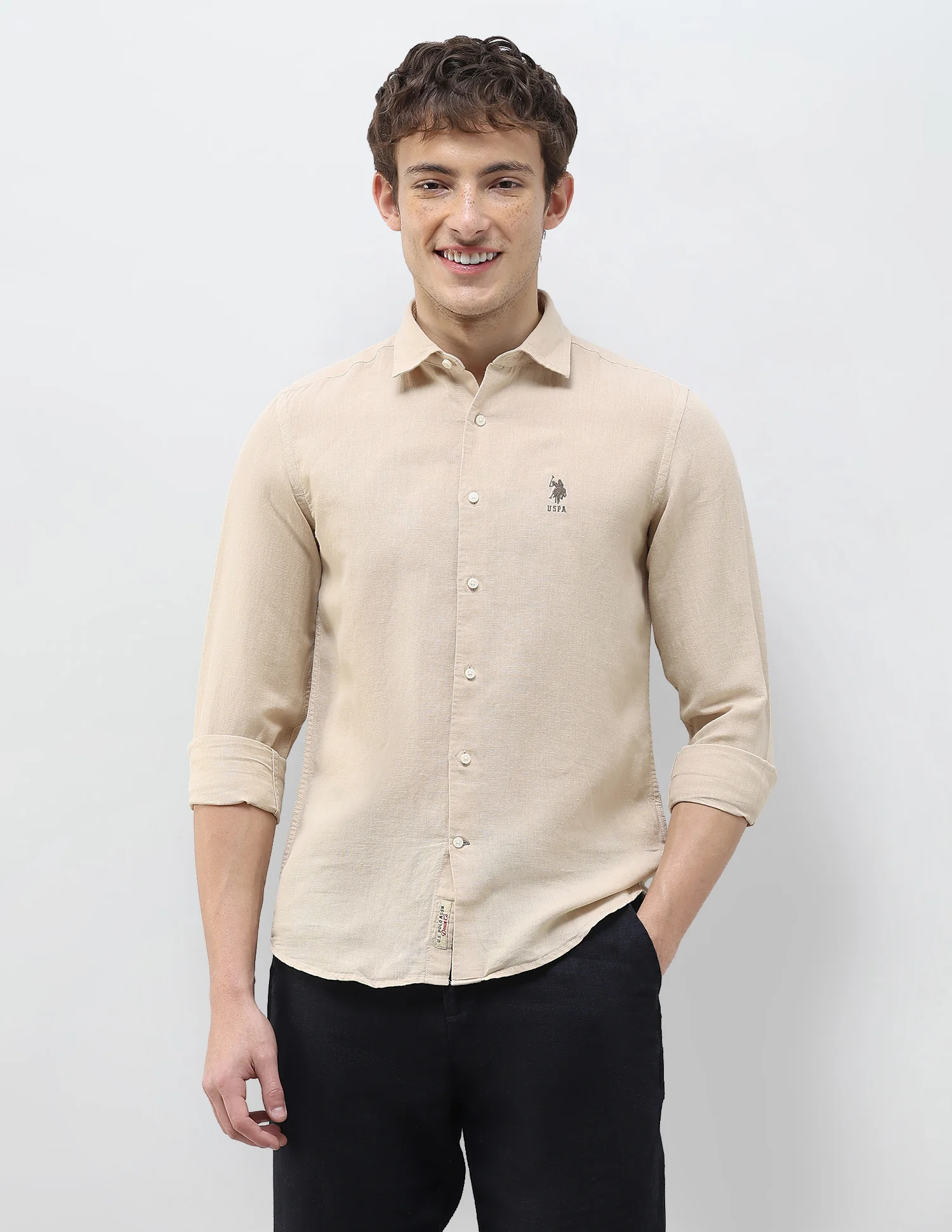 Solid Regular Fit Shirt - Image 6