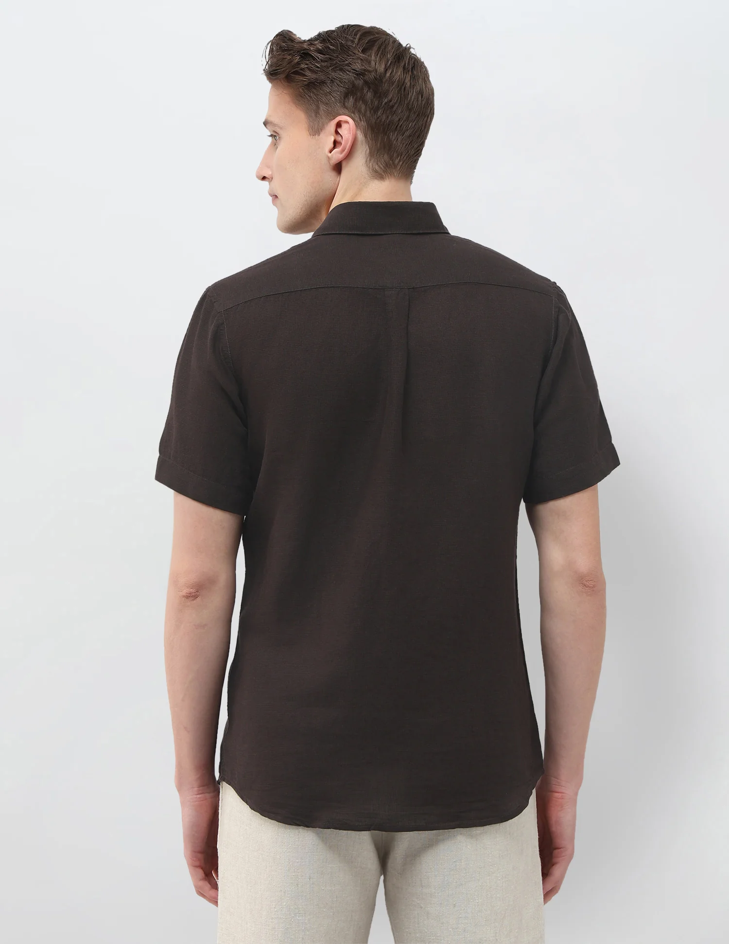 Solid Regular Fit Shirt - Image 5