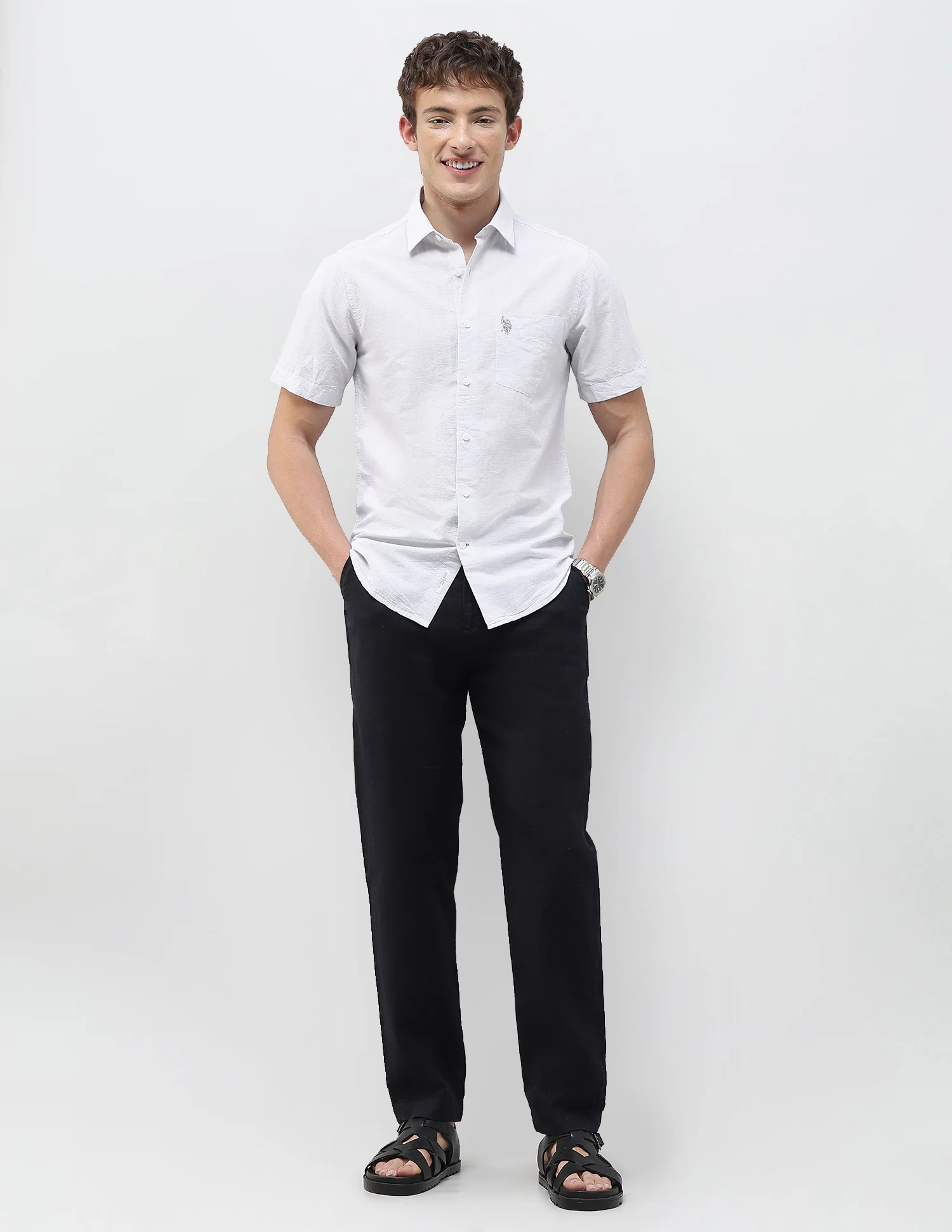 Solid Regular Fit Shirt - Image 3