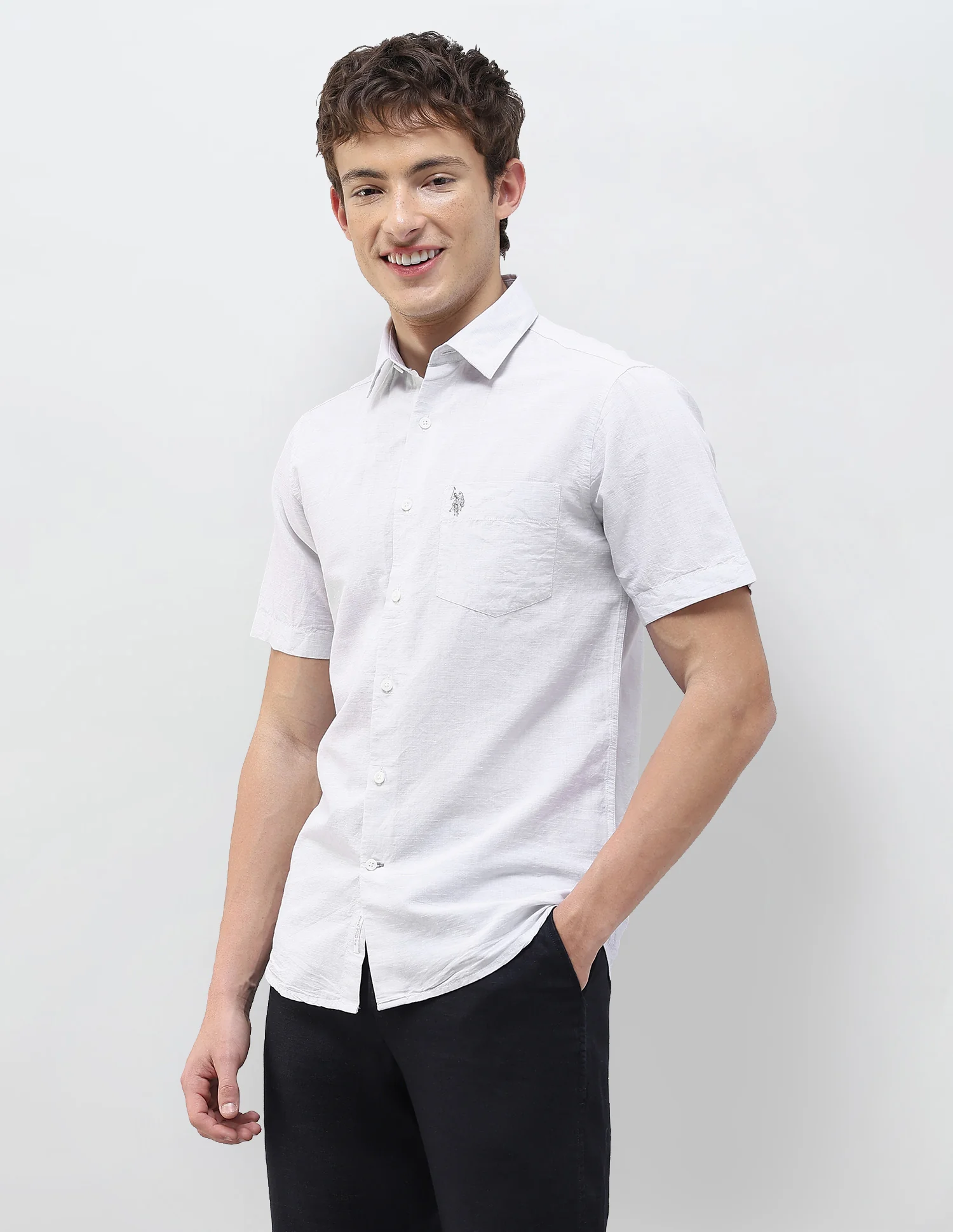 Solid Regular Fit Shirt - Image 4