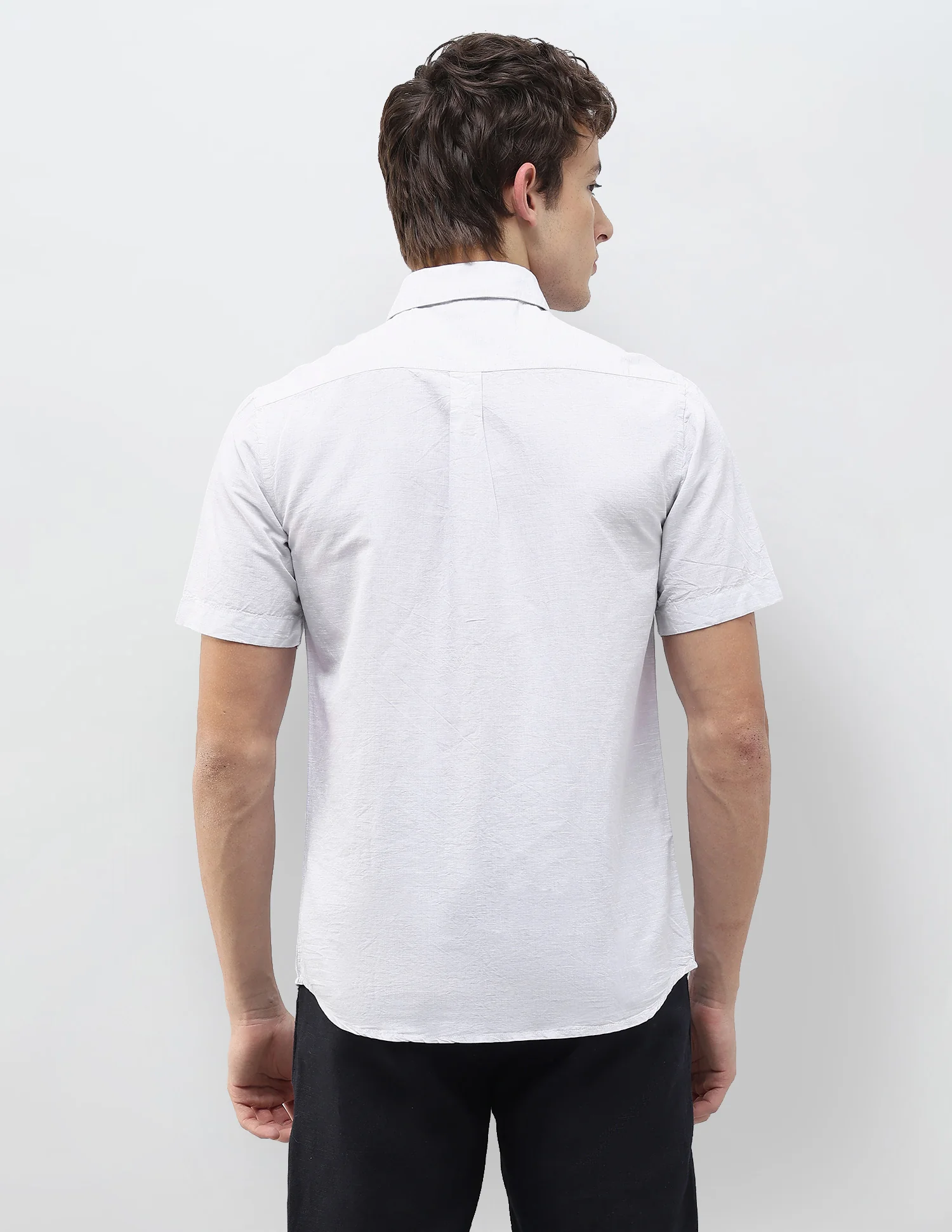 Solid Regular Fit Shirt - Image 5
