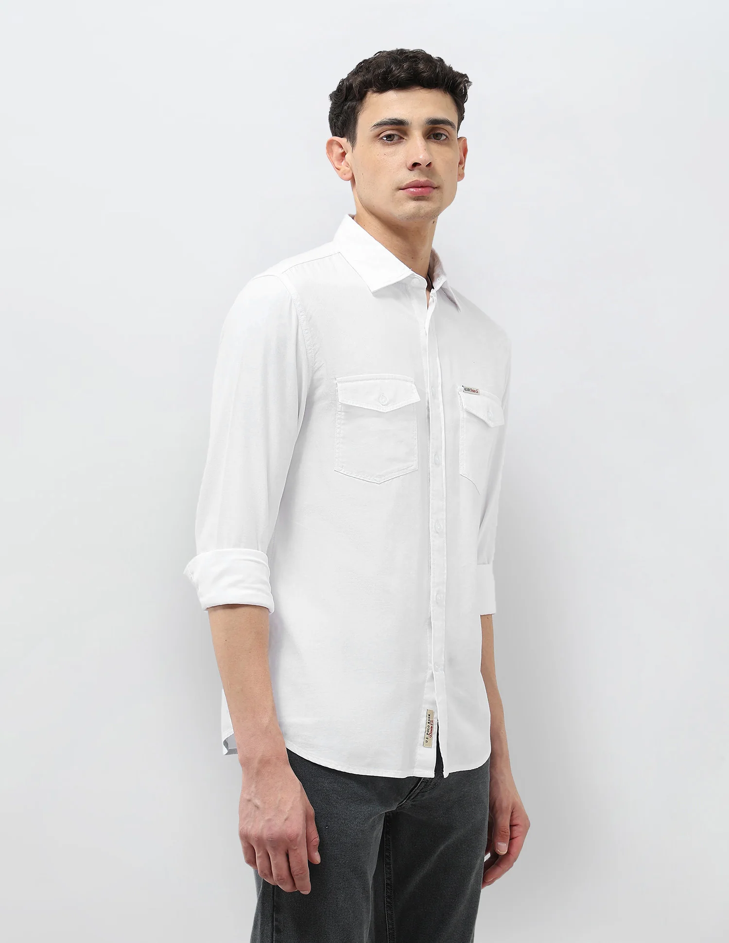 Solid Regular Fit Shirt - Image 4