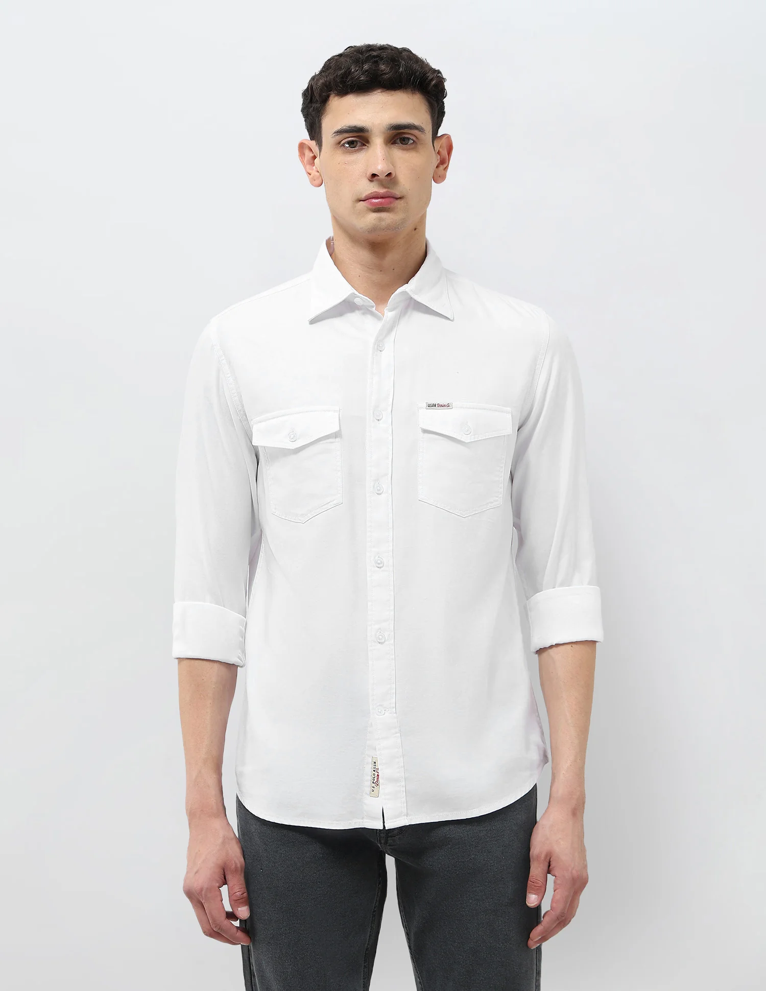 Solid Regular Fit Shirt - Image 6