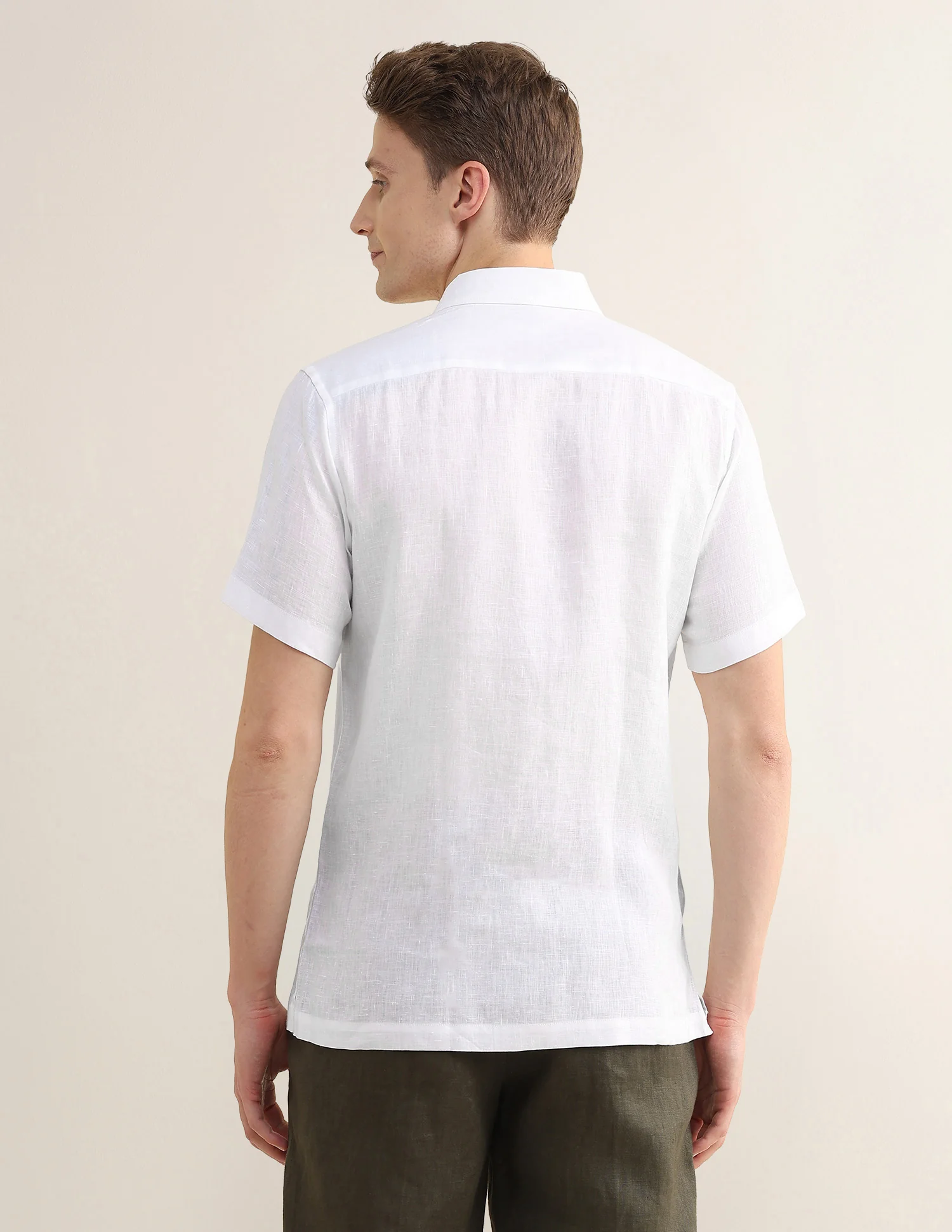 Solid Regular Fit Shirt - Image 5