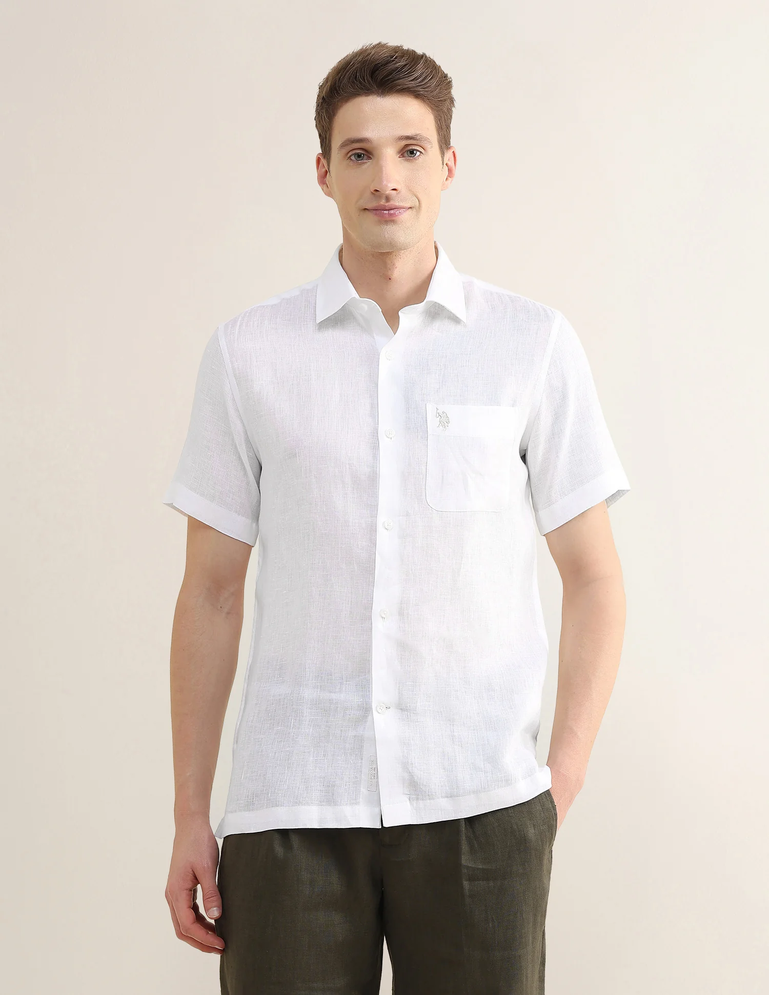 Solid Regular Fit Shirt - Image 6