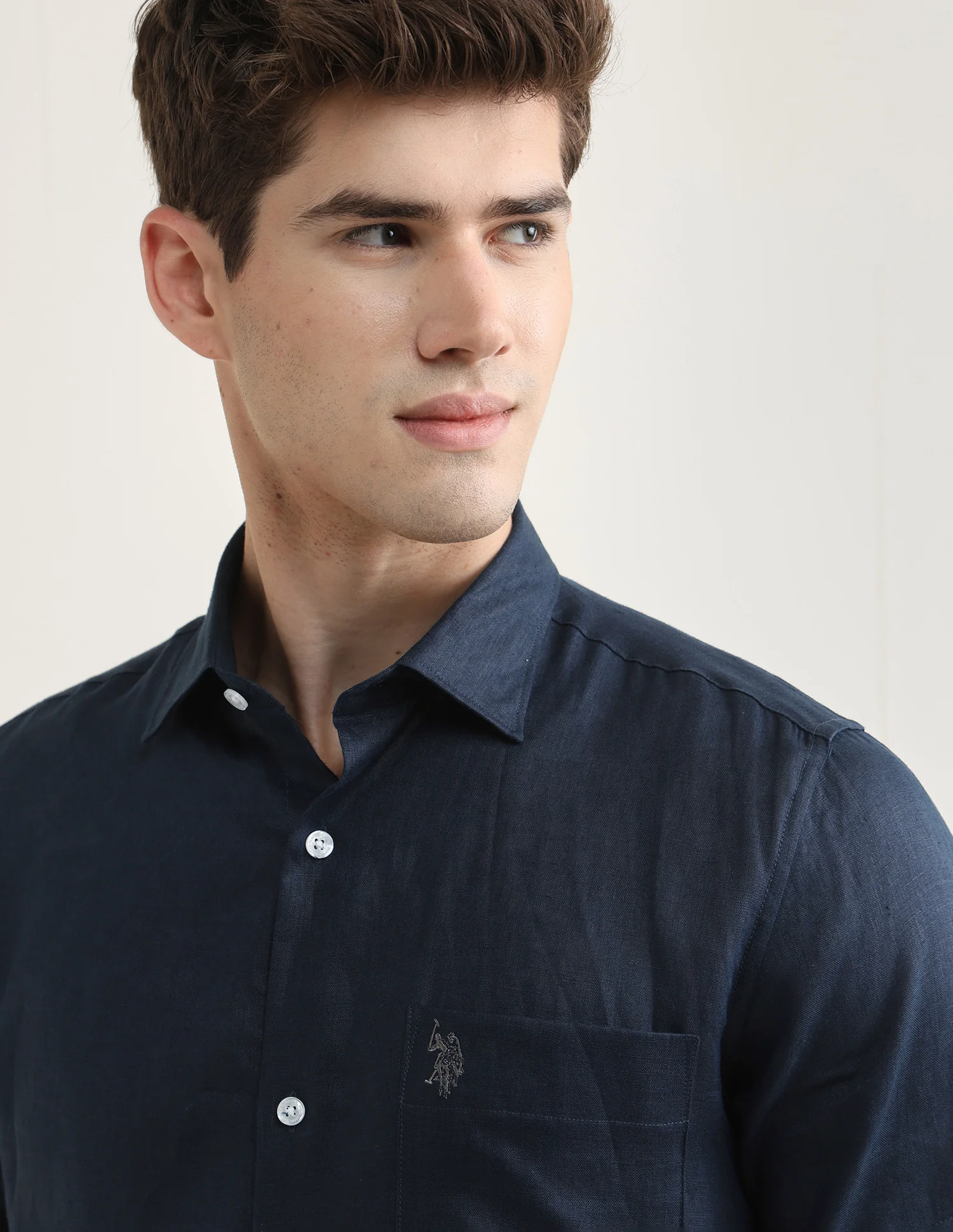 Solid Regular Fit Shirt - Image 7