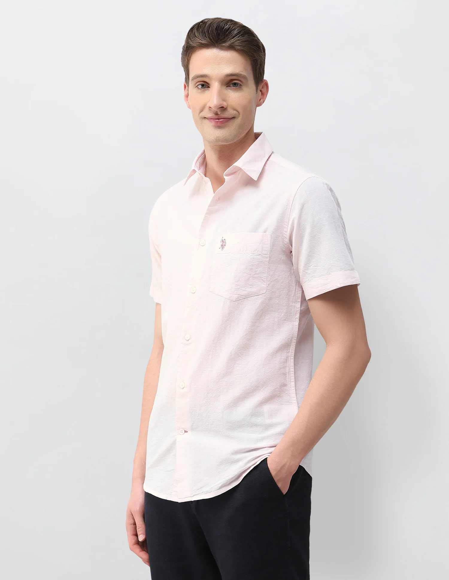 Solid Regular Fit Shirt - Image 4