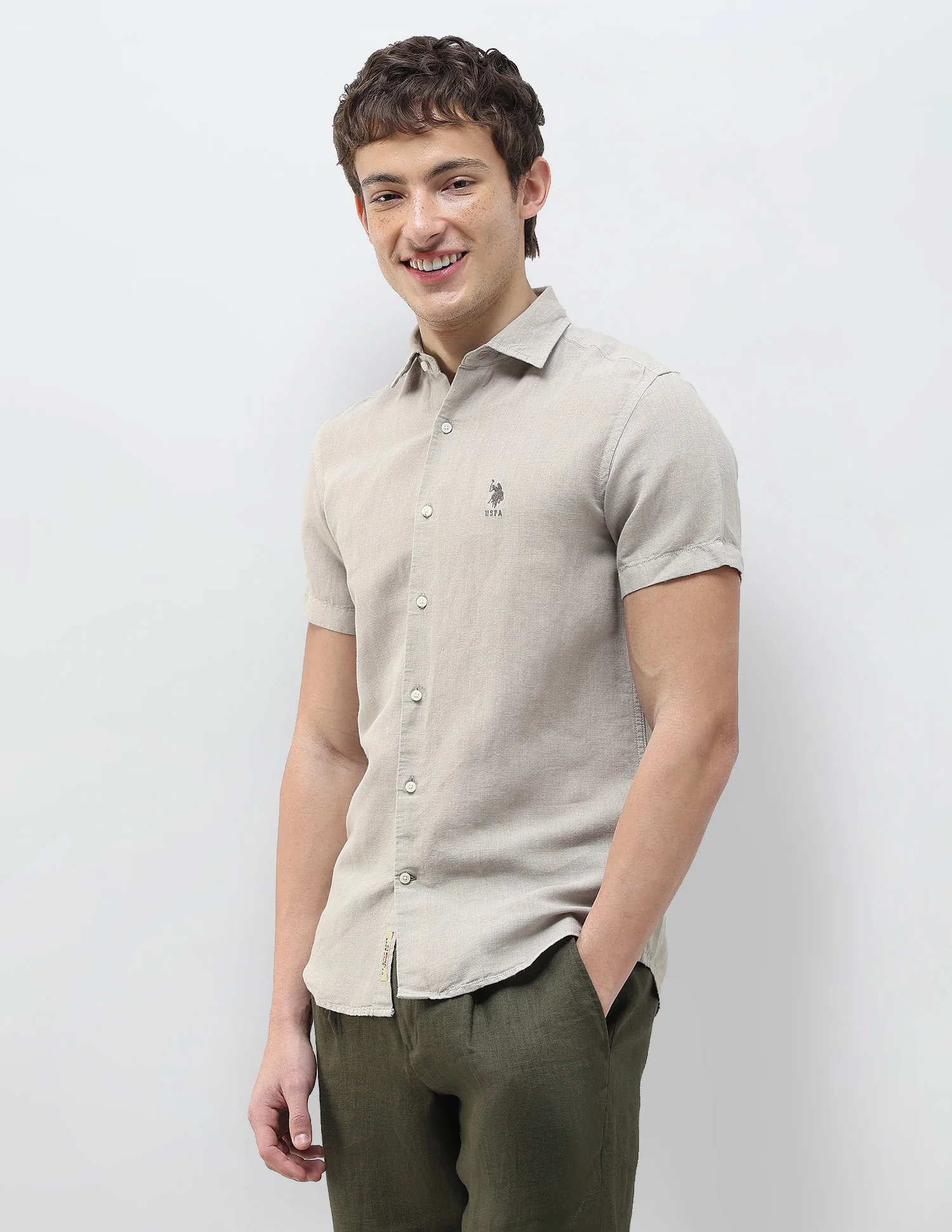 Solid Regular Fit Shirt - Image 4