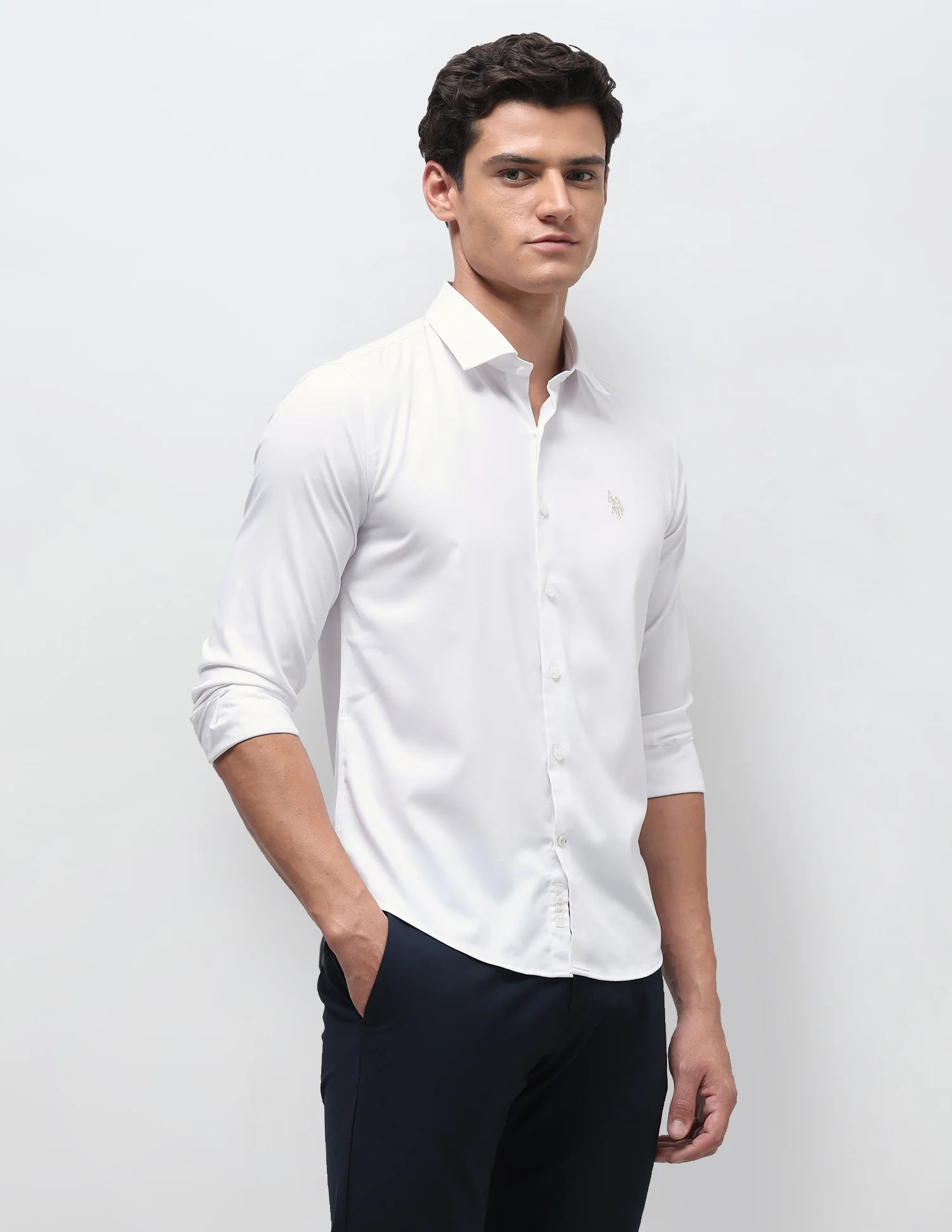 Solid Regular Fit Shirt - Image 4