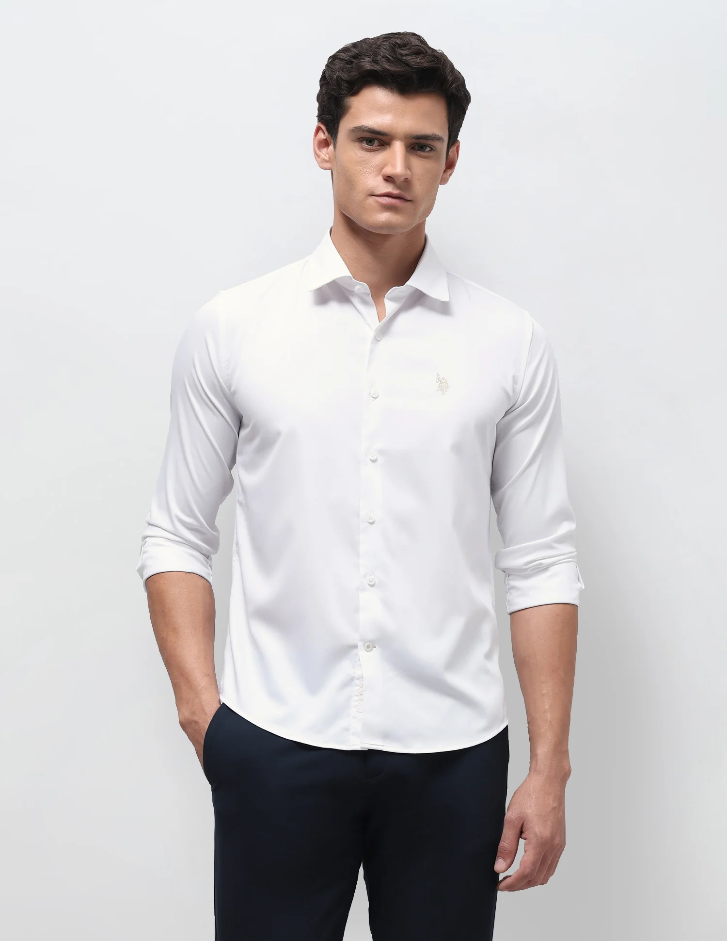 Solid Regular Fit Shirt - Image 6