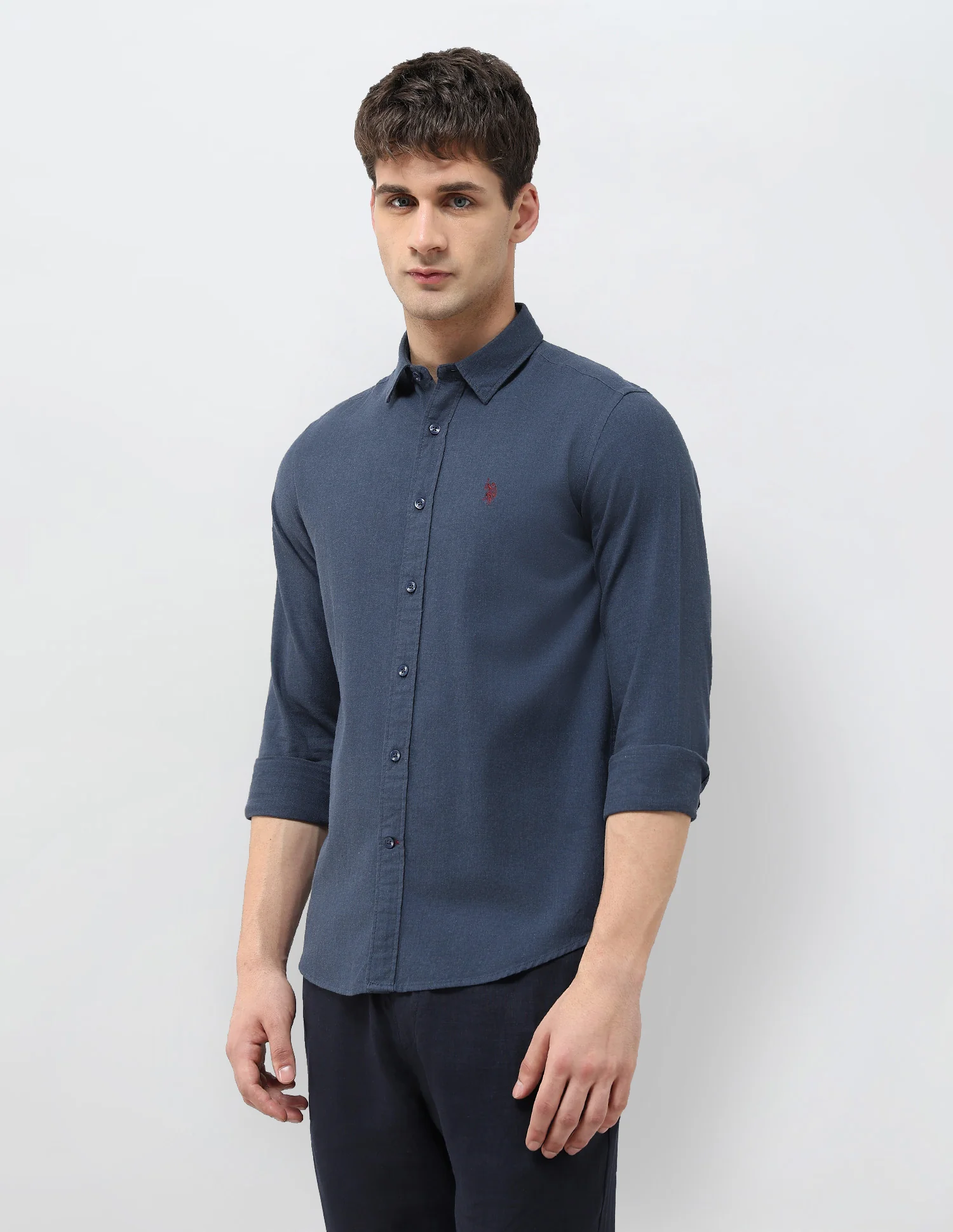 Solid Regular Fit Shirt - Image 4