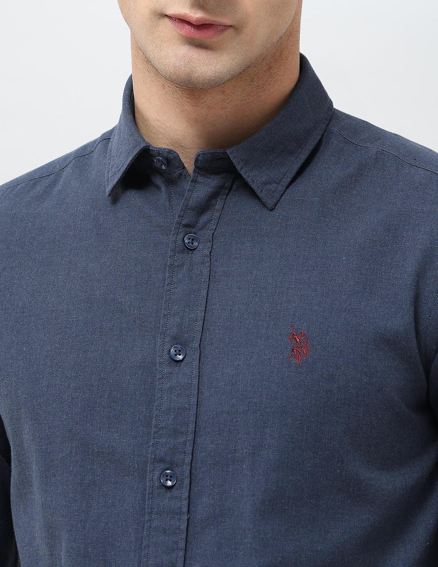 Solid Regular Fit Shirt - Image 7