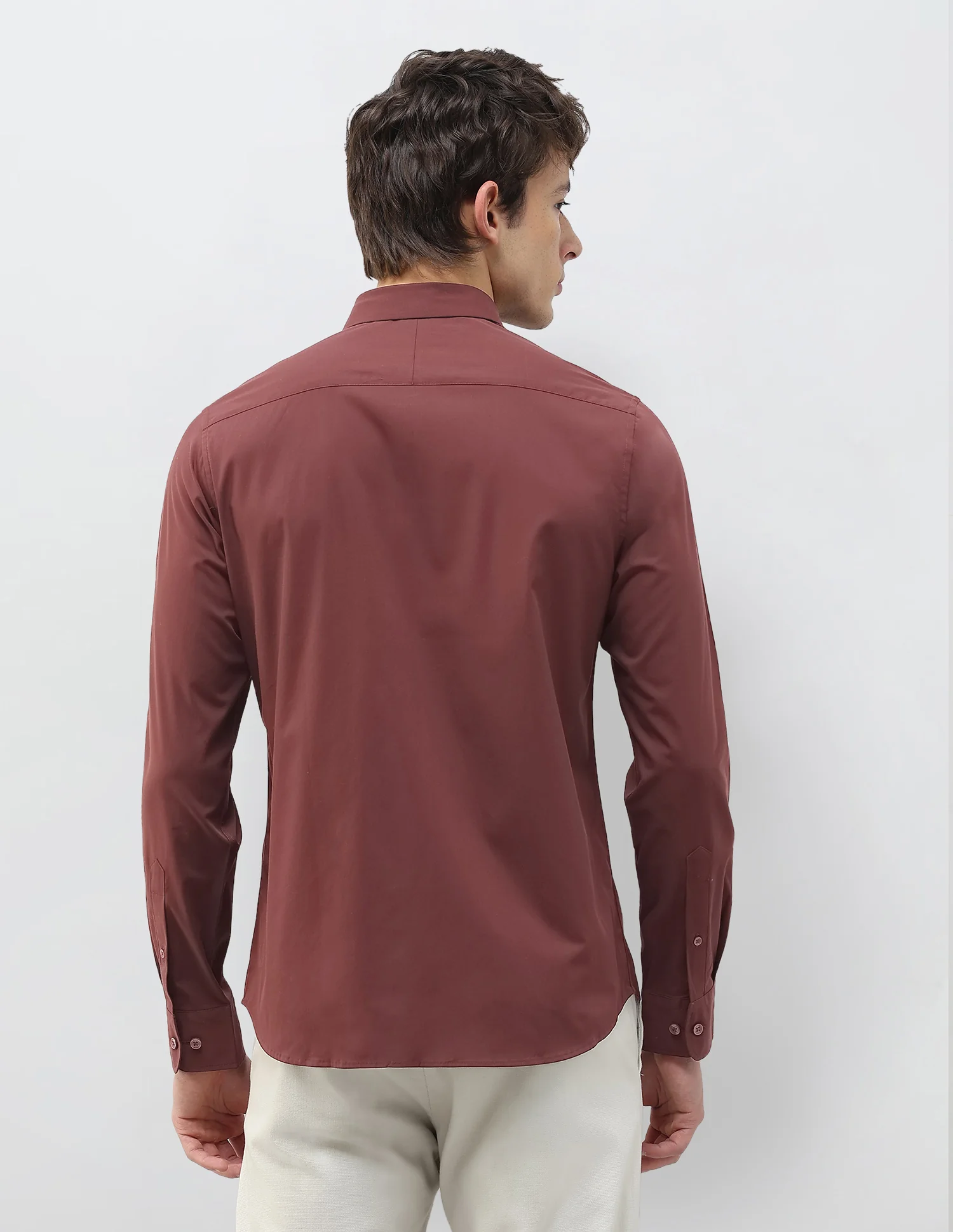 Solid Regular Fit Shirt - Image 5