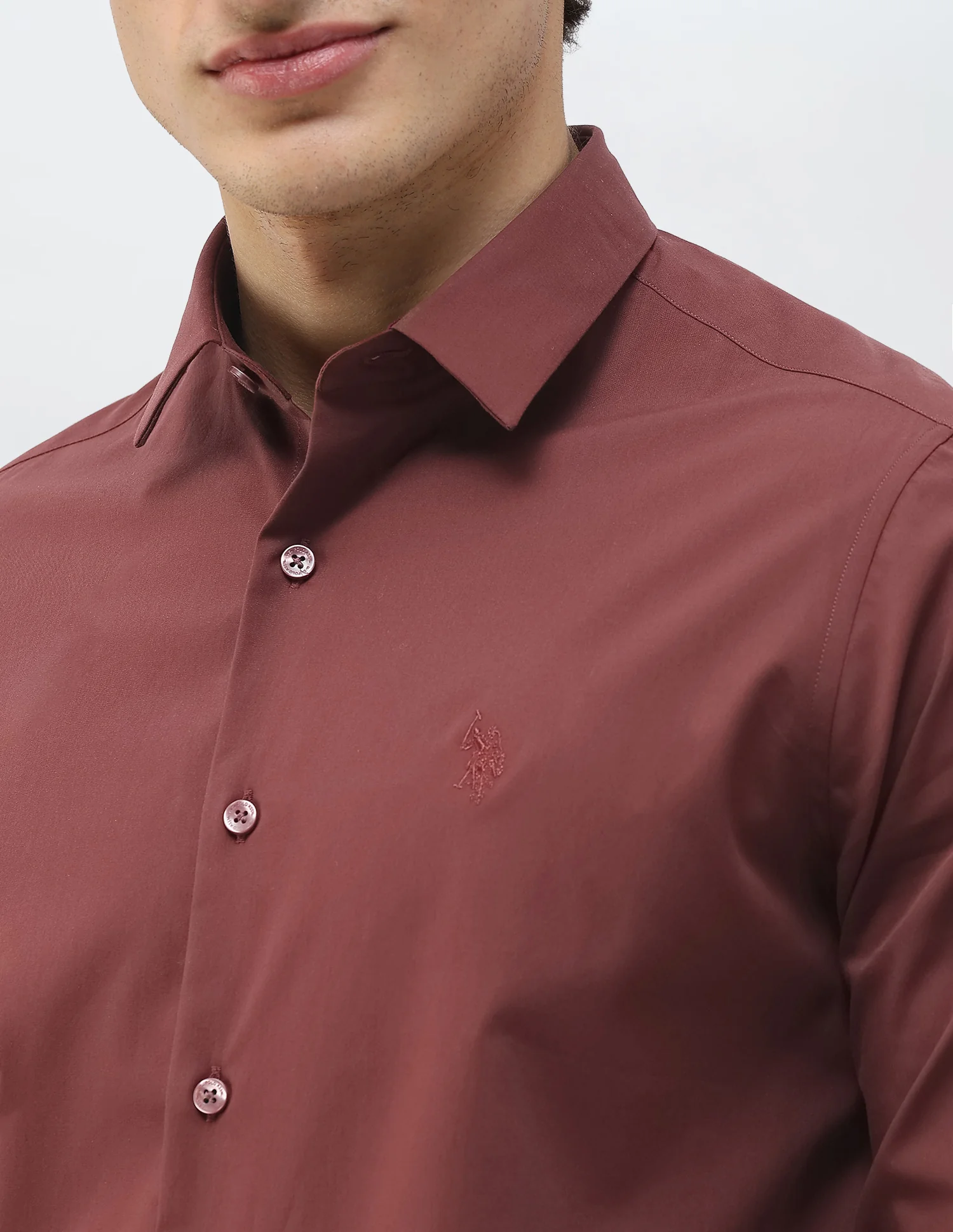 Solid Regular Fit Shirt - Image 7