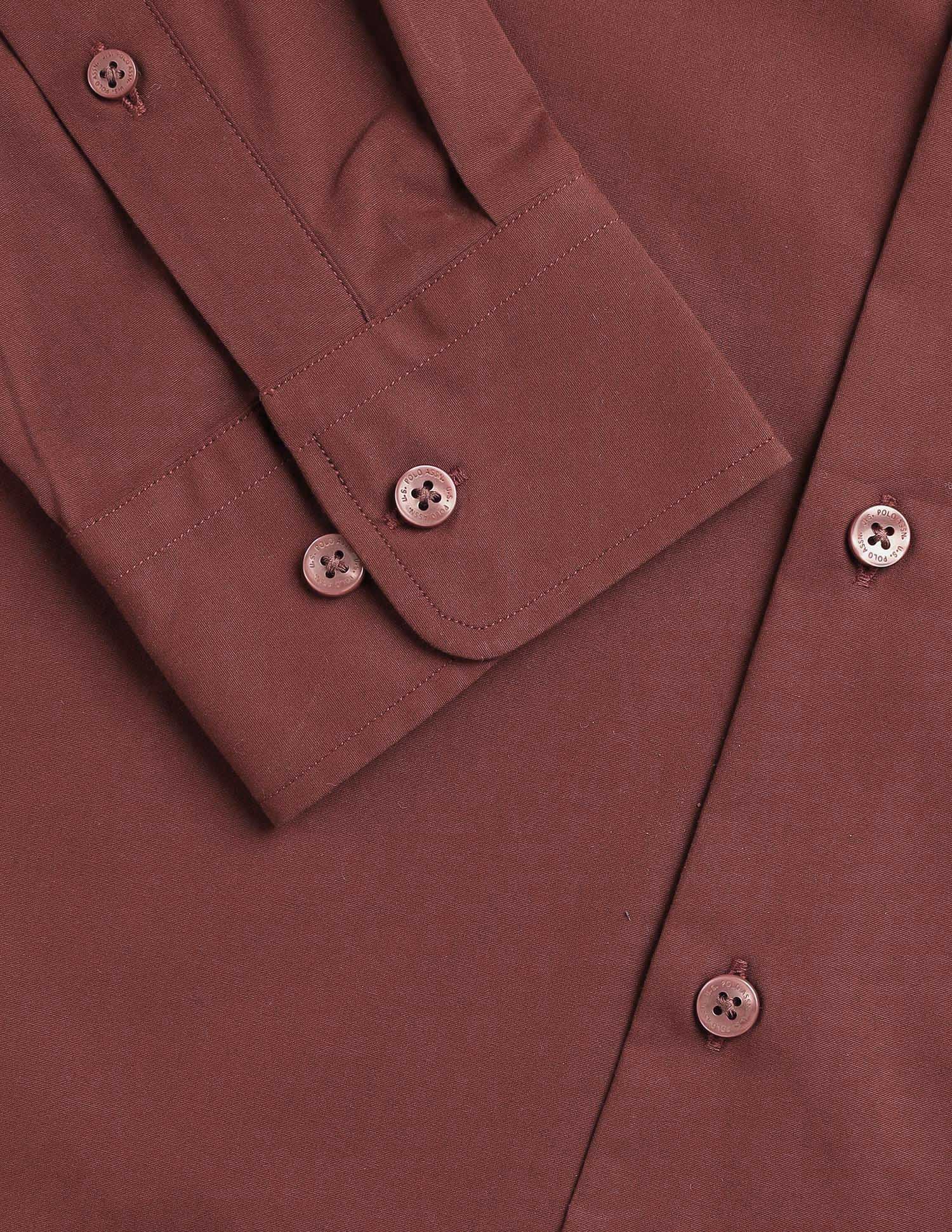 Solid Regular Fit Shirt - Image 8