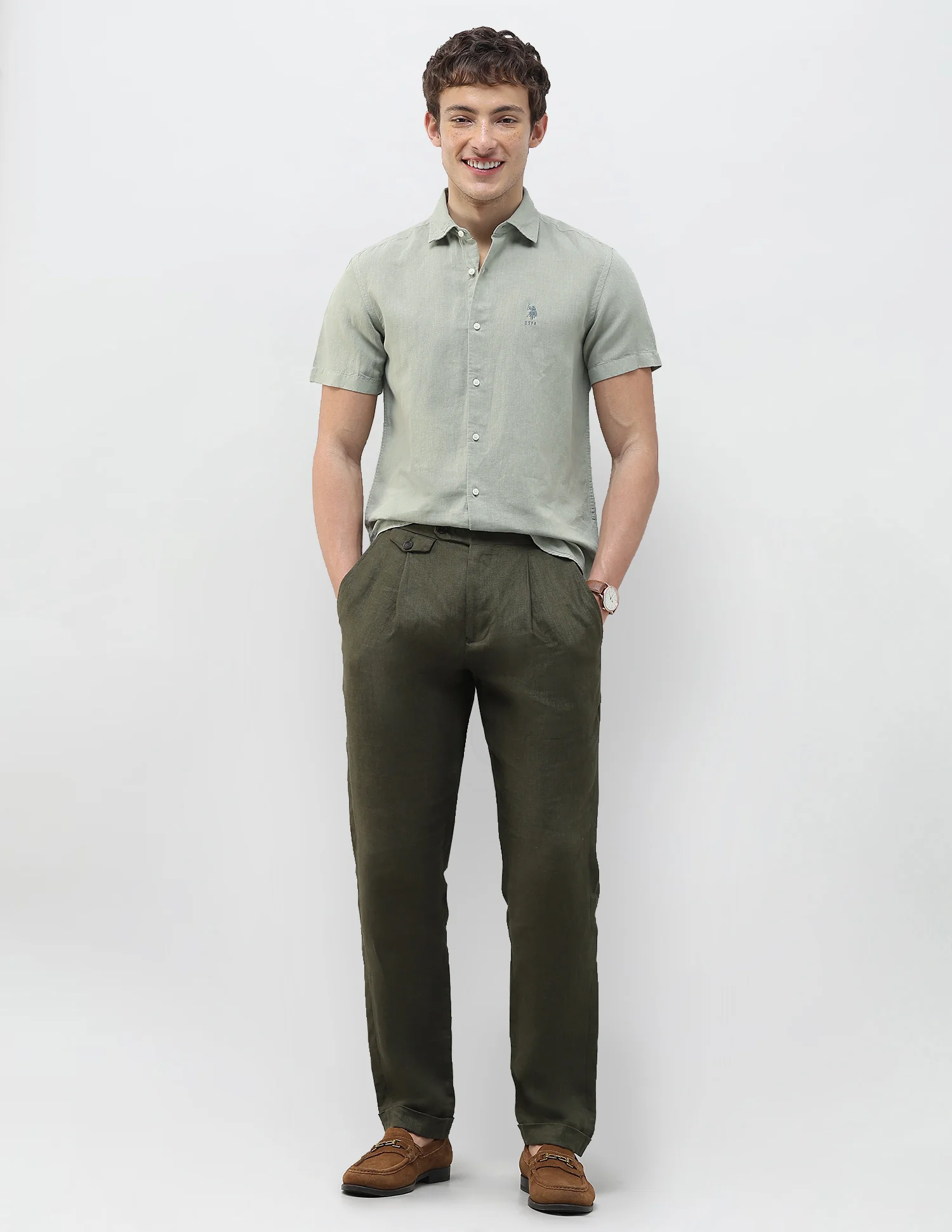 Solid Regular Fit Shirt - Image 3