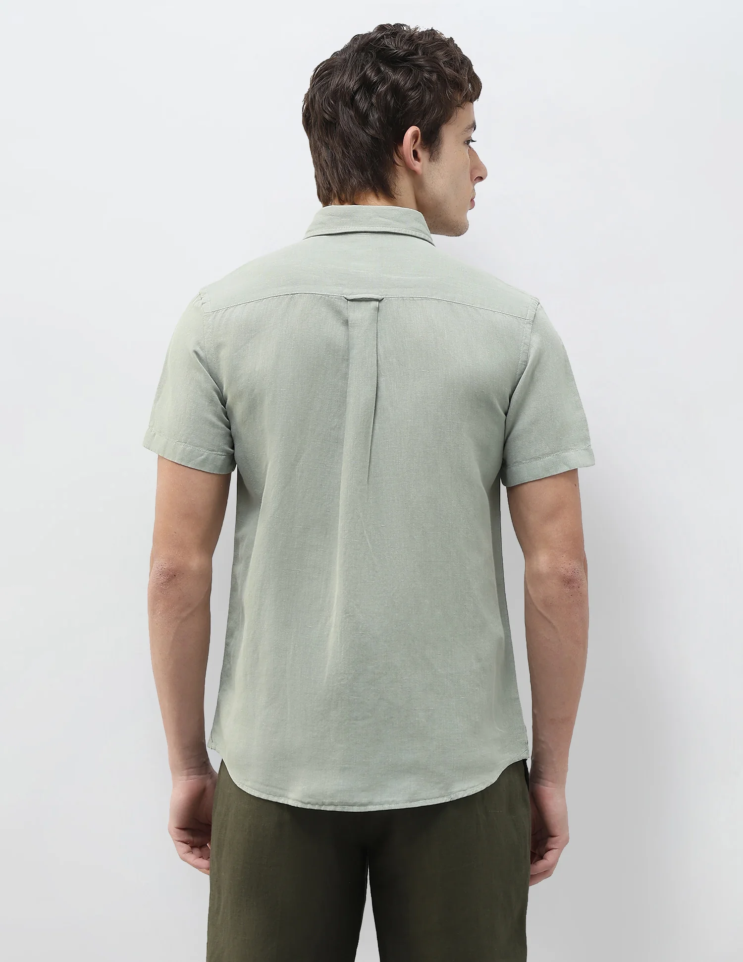 Solid Regular Fit Shirt - Image 5