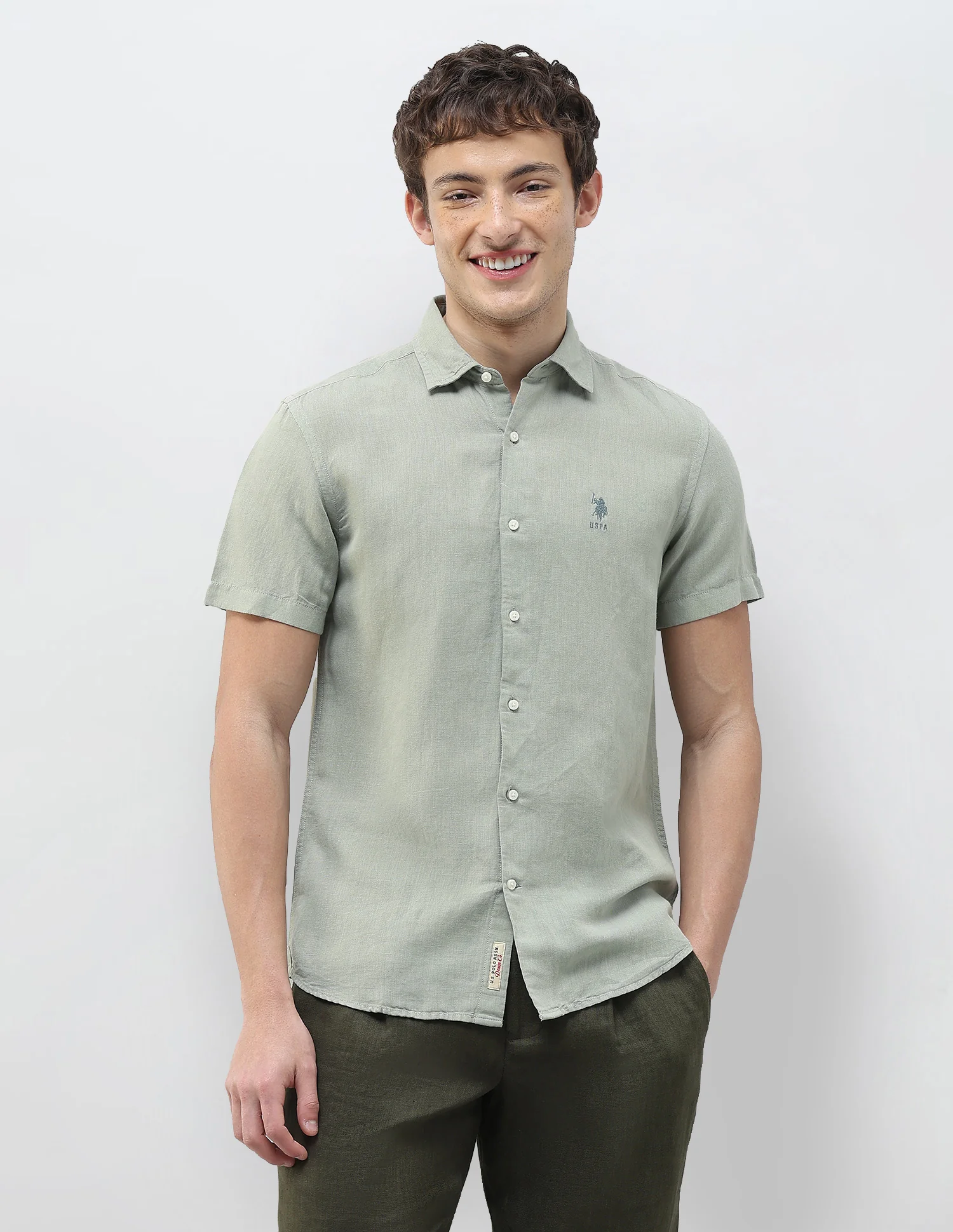 Solid Regular Fit Shirt - Image 6