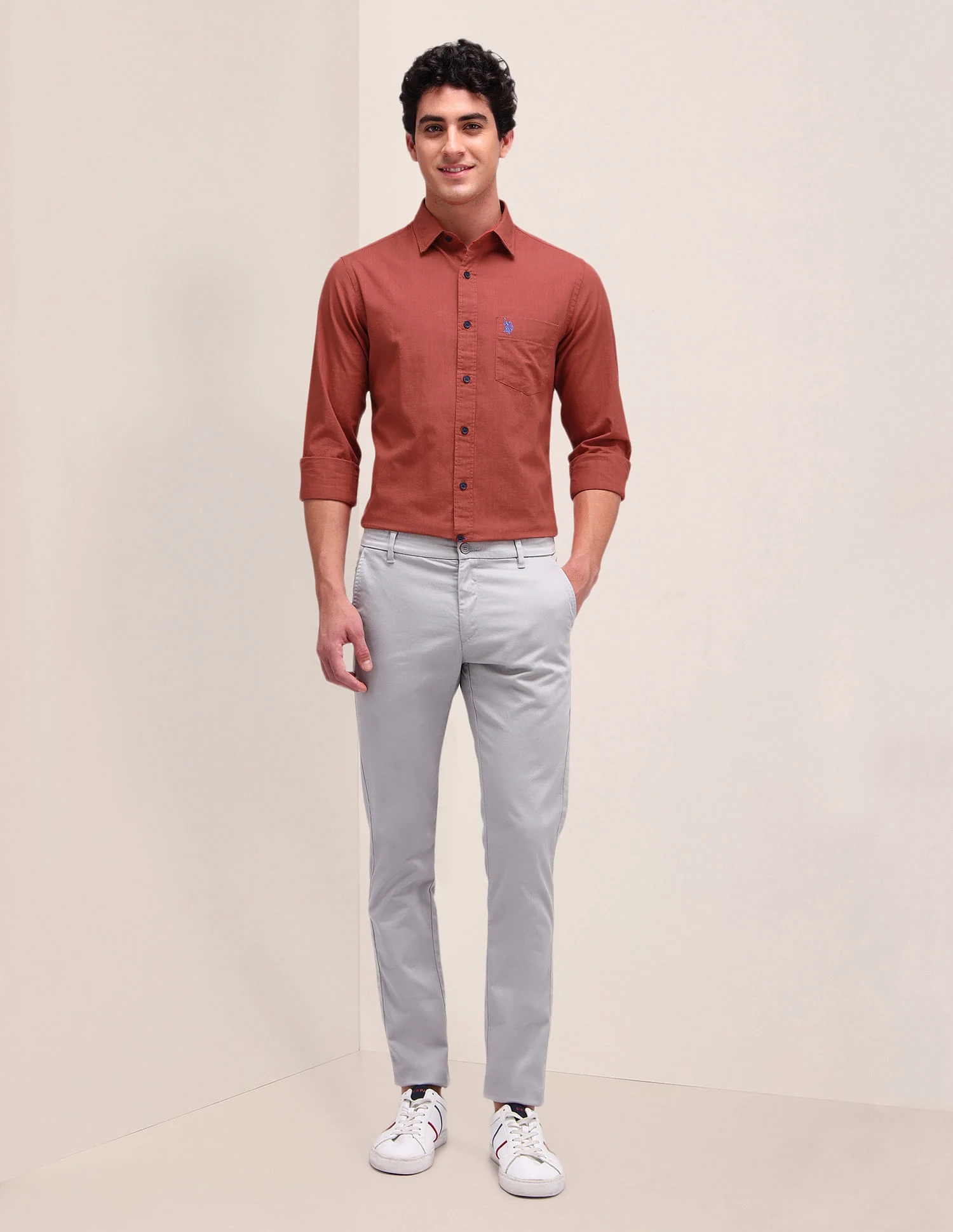 Solid Regular Fit Shirt - Image 3