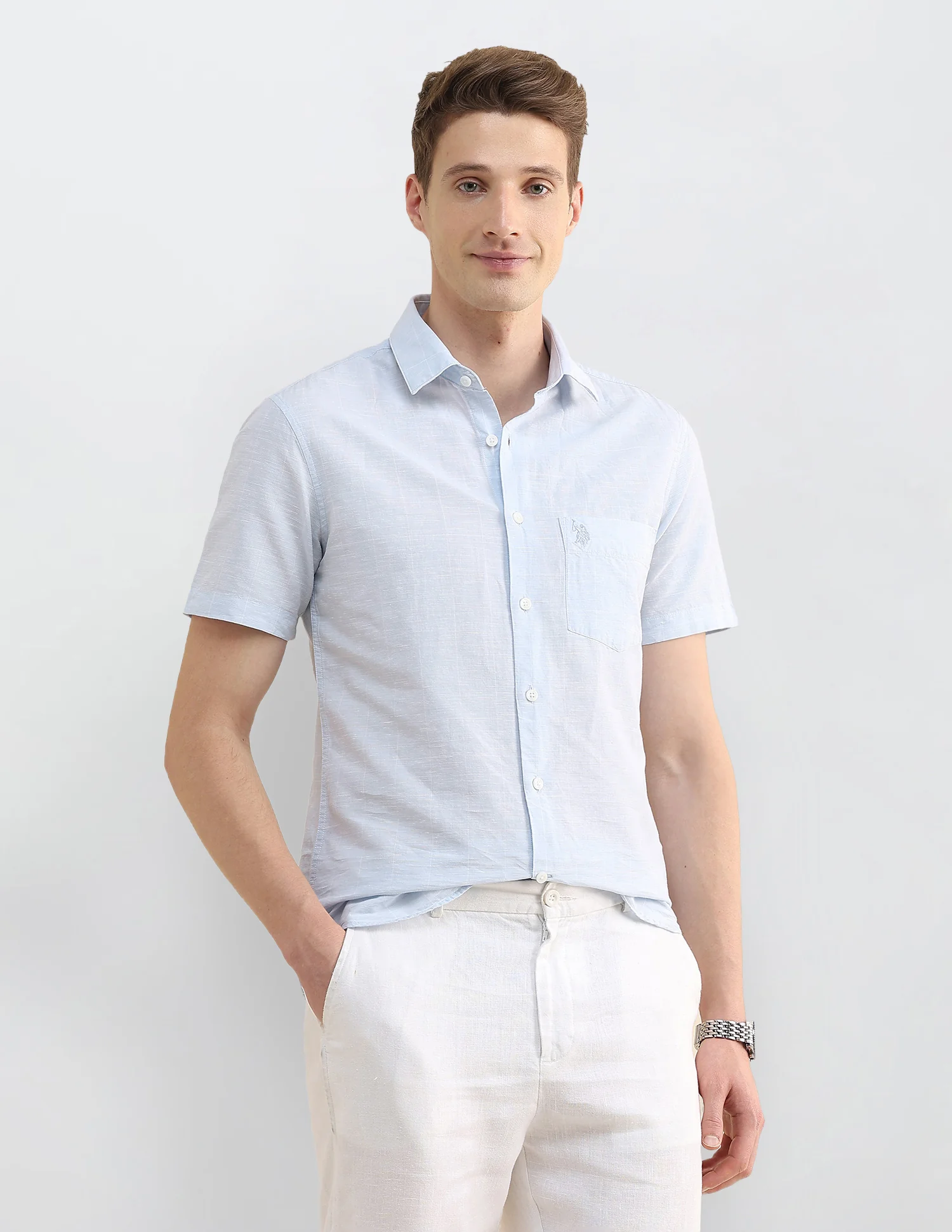 Solid Regular Fit Shirt