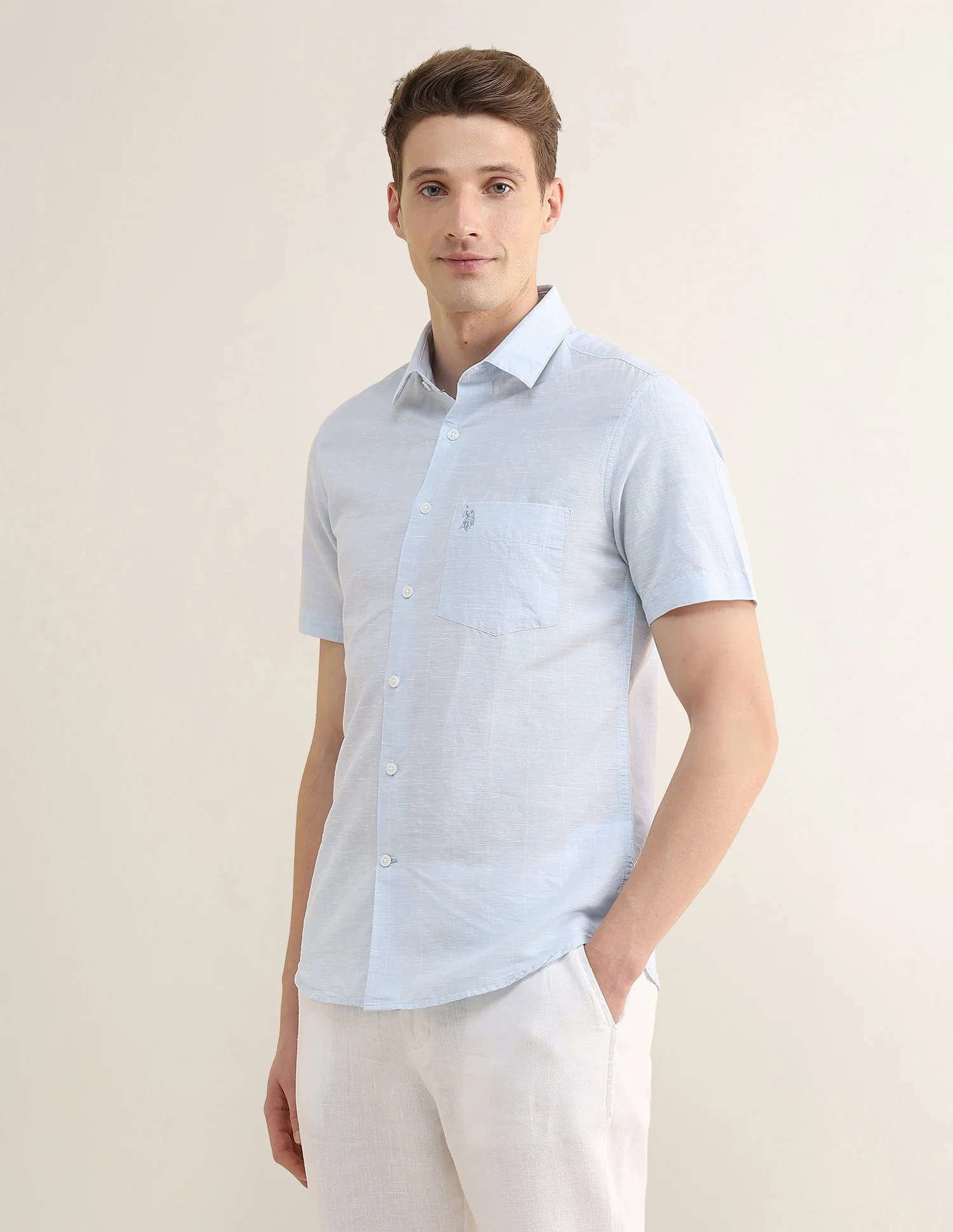 Solid Regular Fit Shirt - Image 4